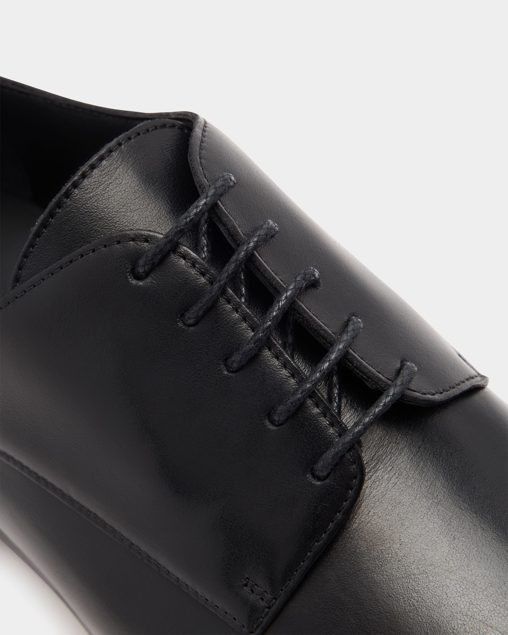 Bally Global - Onizy Derby in Black Leather - Black