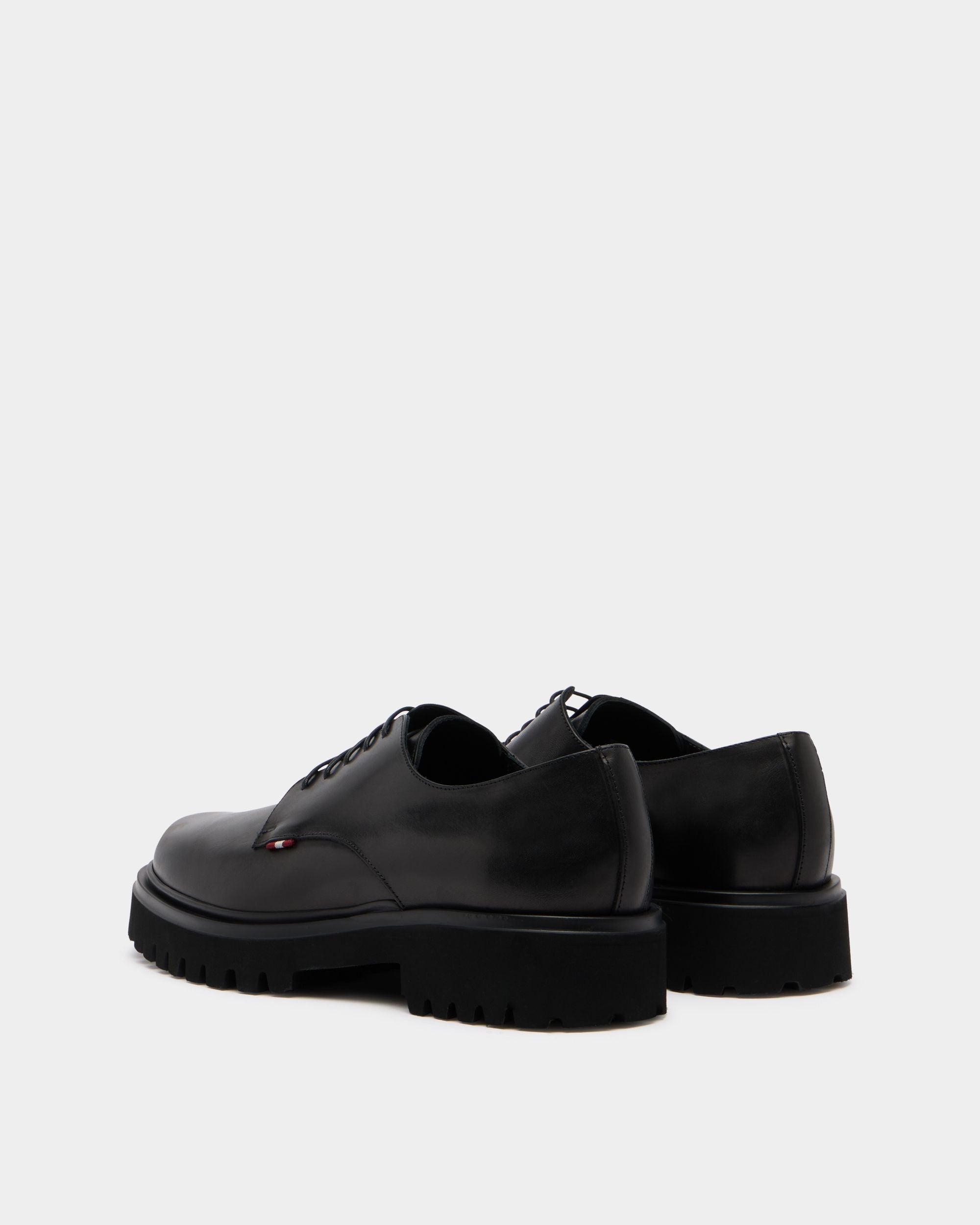 Bally Global - Onyce Derby in Black Leather - Black