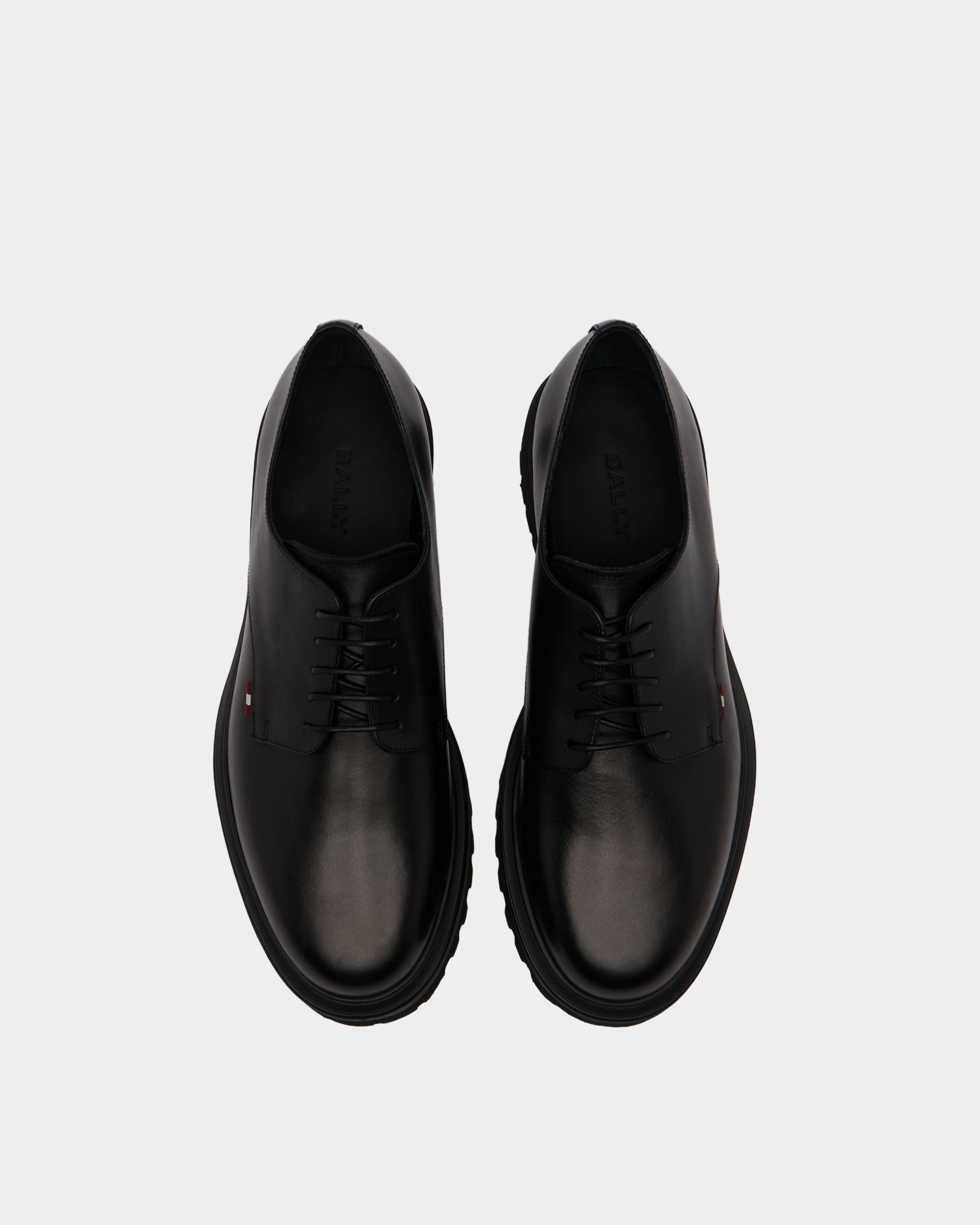 Bally Global - Onyce Derby in Black Leather - Black