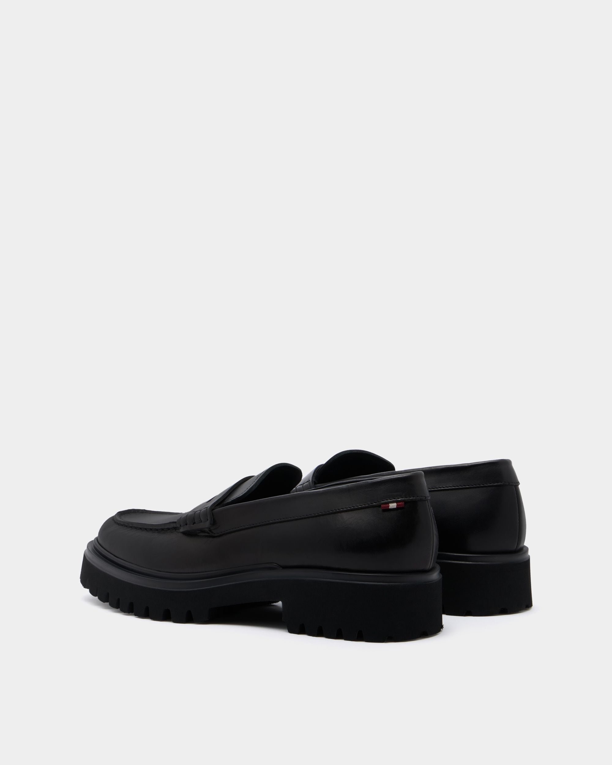 Bally Global - Onyce Loafer in Black Leather - Black
