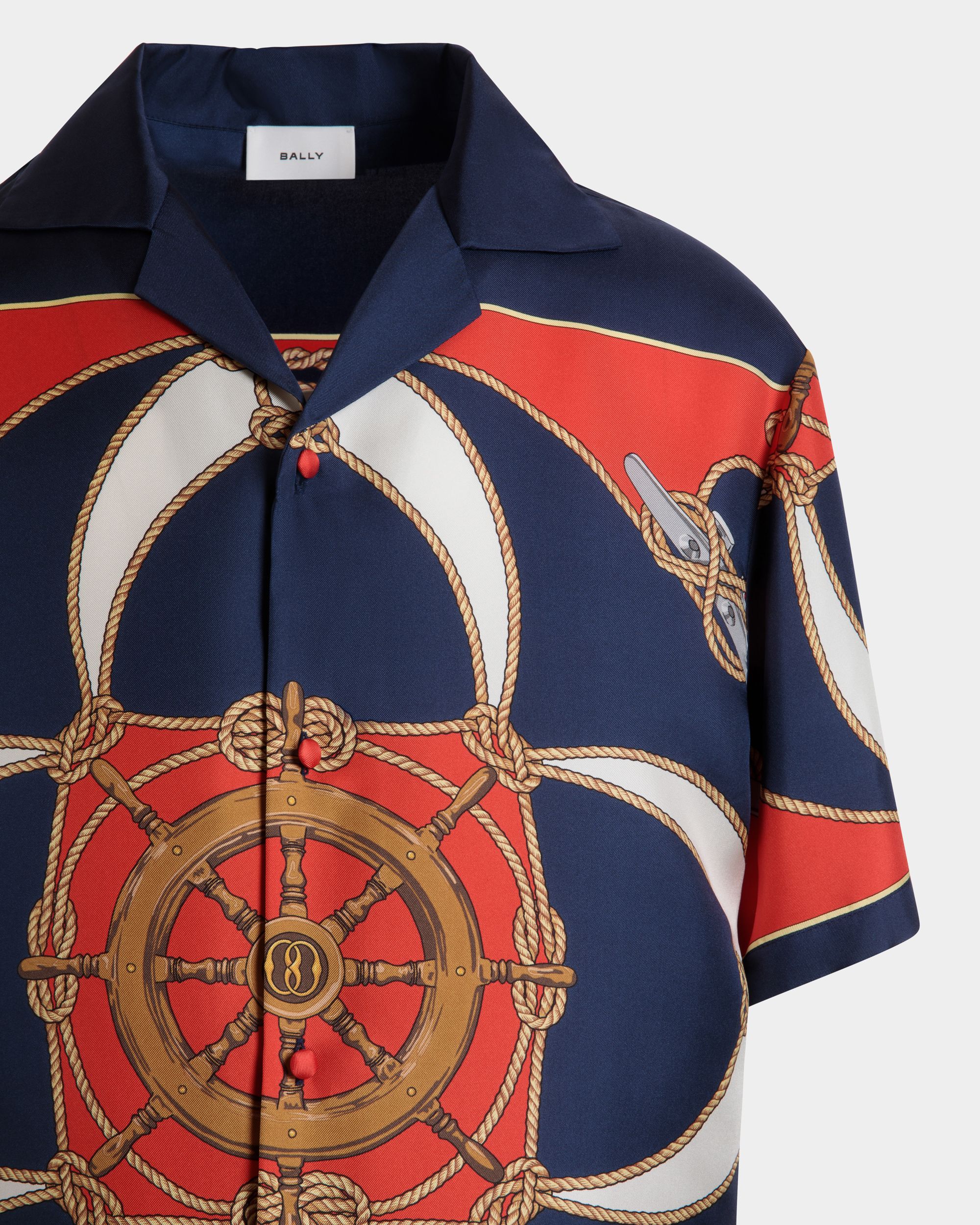 Bally Global - Printed Shirt in Multicolor Silk - Multicolor