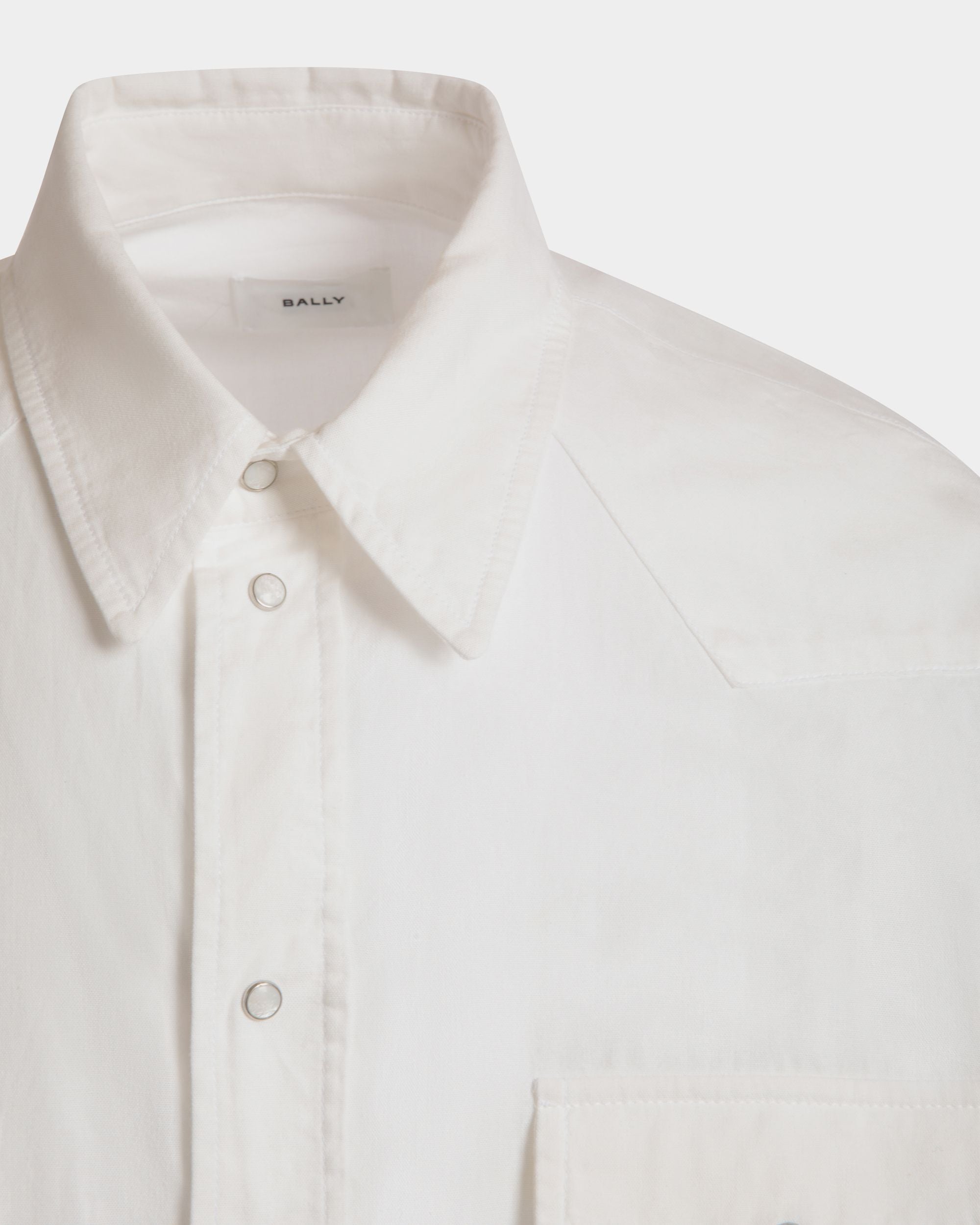 Bally Global - Shirt in White Denim - White