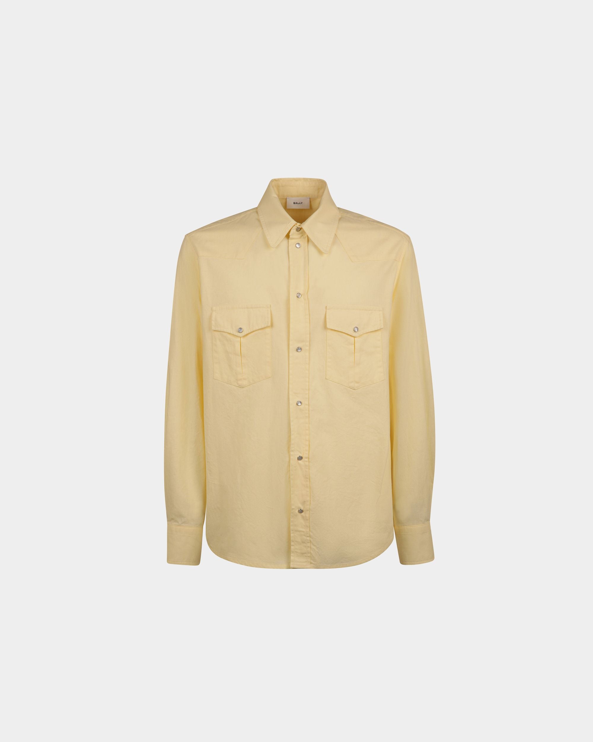Bally Global - Shirt in Cream Denim - Yellow