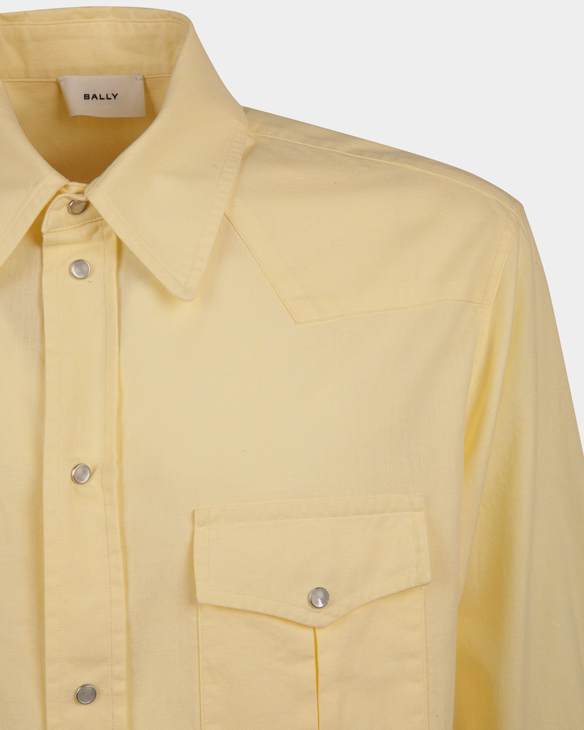 Bally Global - Shirt in Cream Denim - Yellow