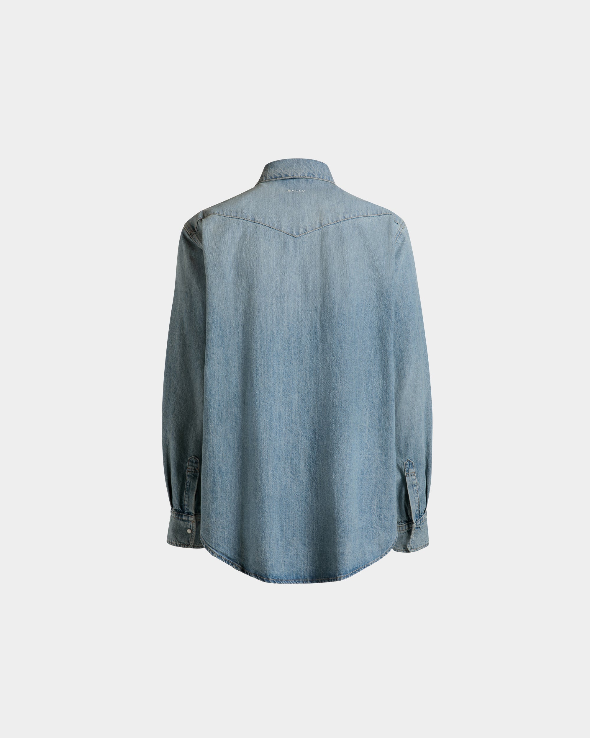 Bally Global - Denim Shirt in Blue Cotton - Blue