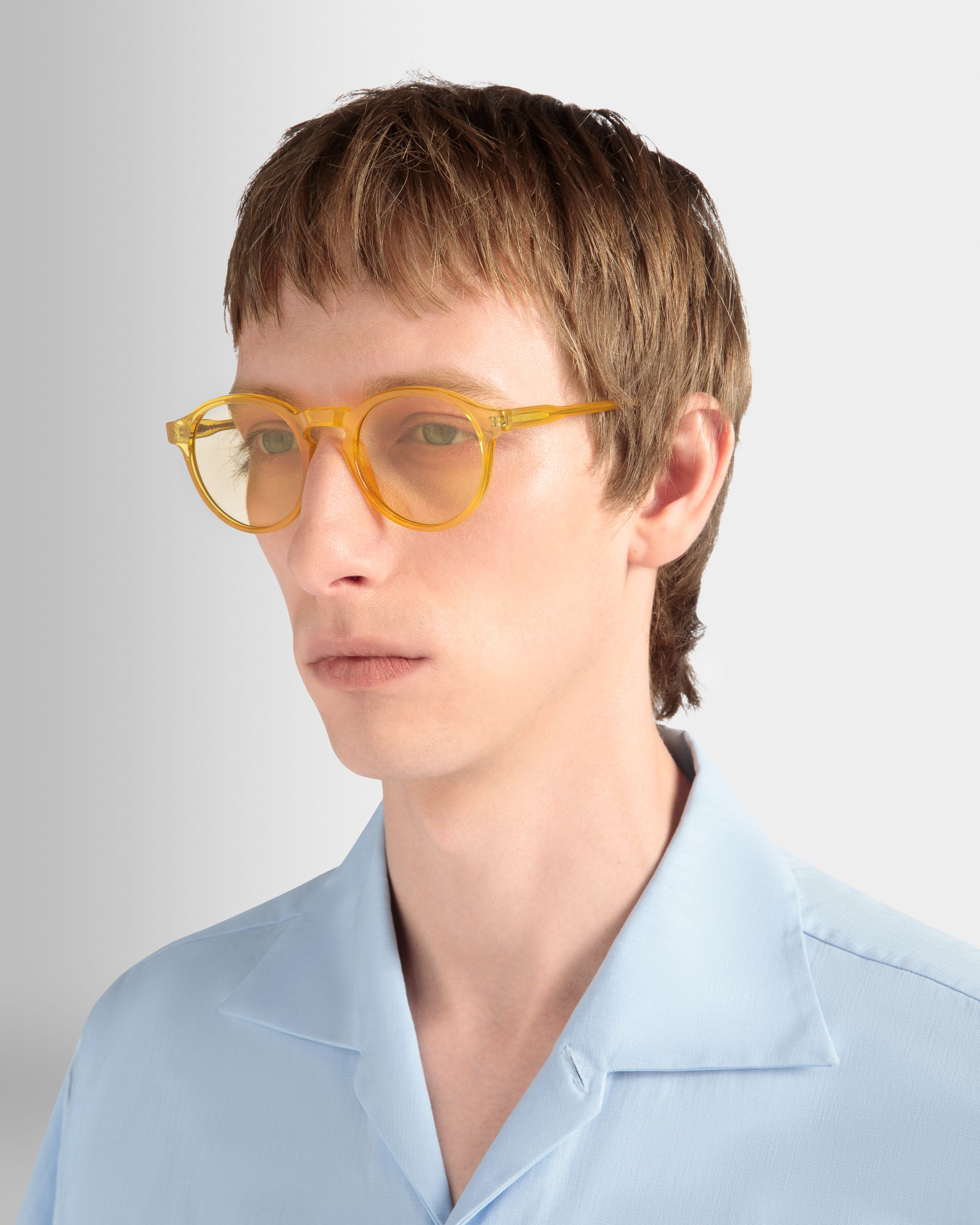 Bally Global - Shirt In Light Blue Cotton - Blue