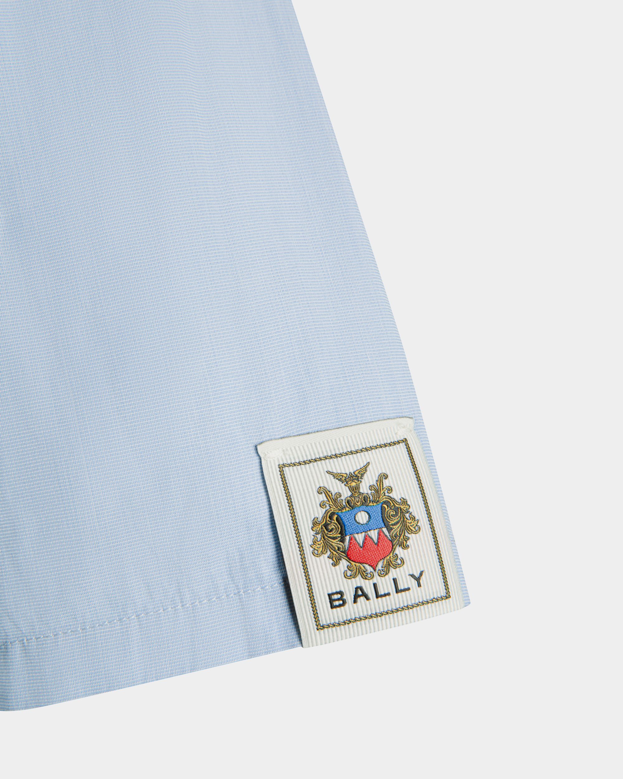 Bally Global - Shirt In Light Blue Cotton - Blue