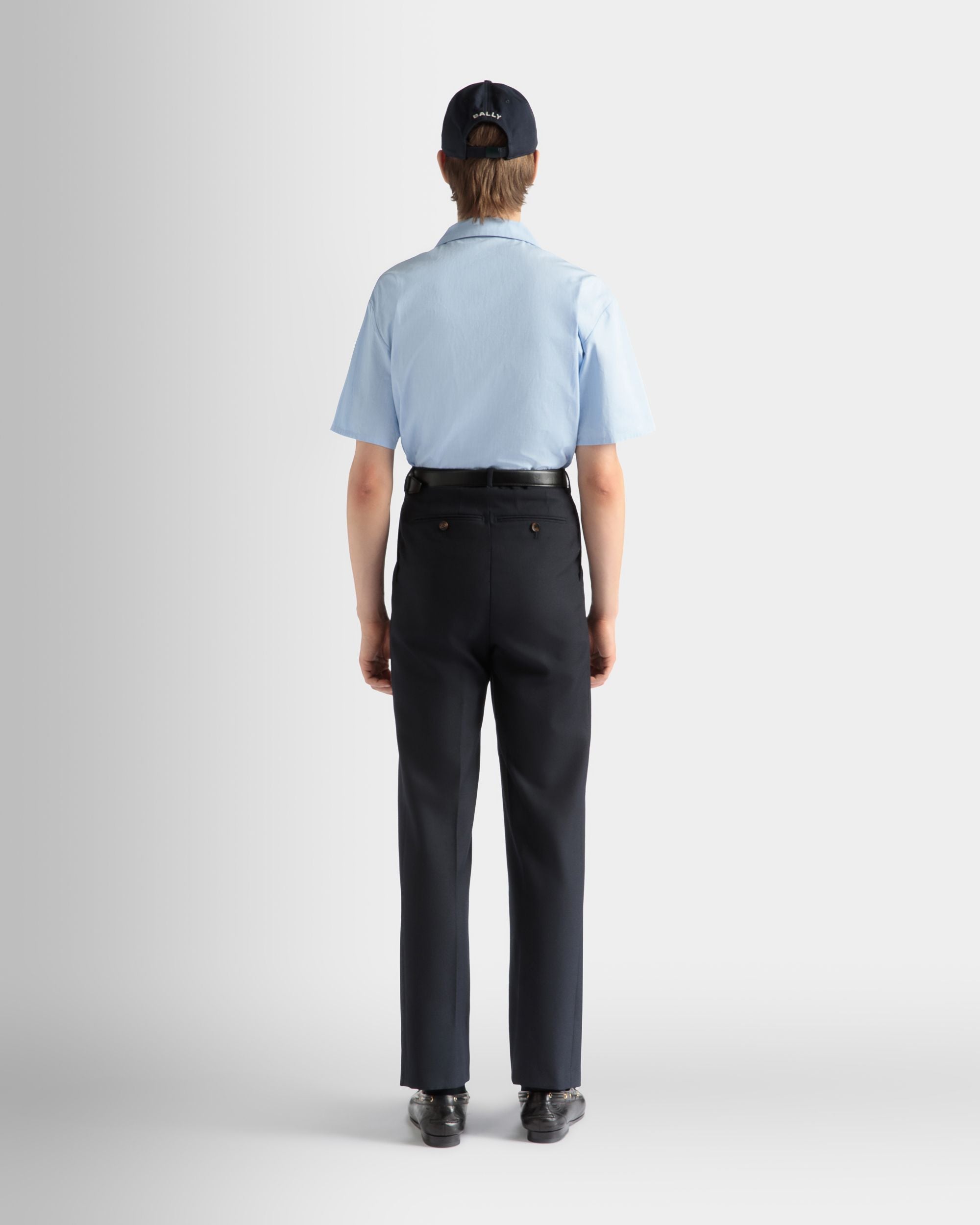 Bally Global - Shirt In Light Blue Cotton - Blue