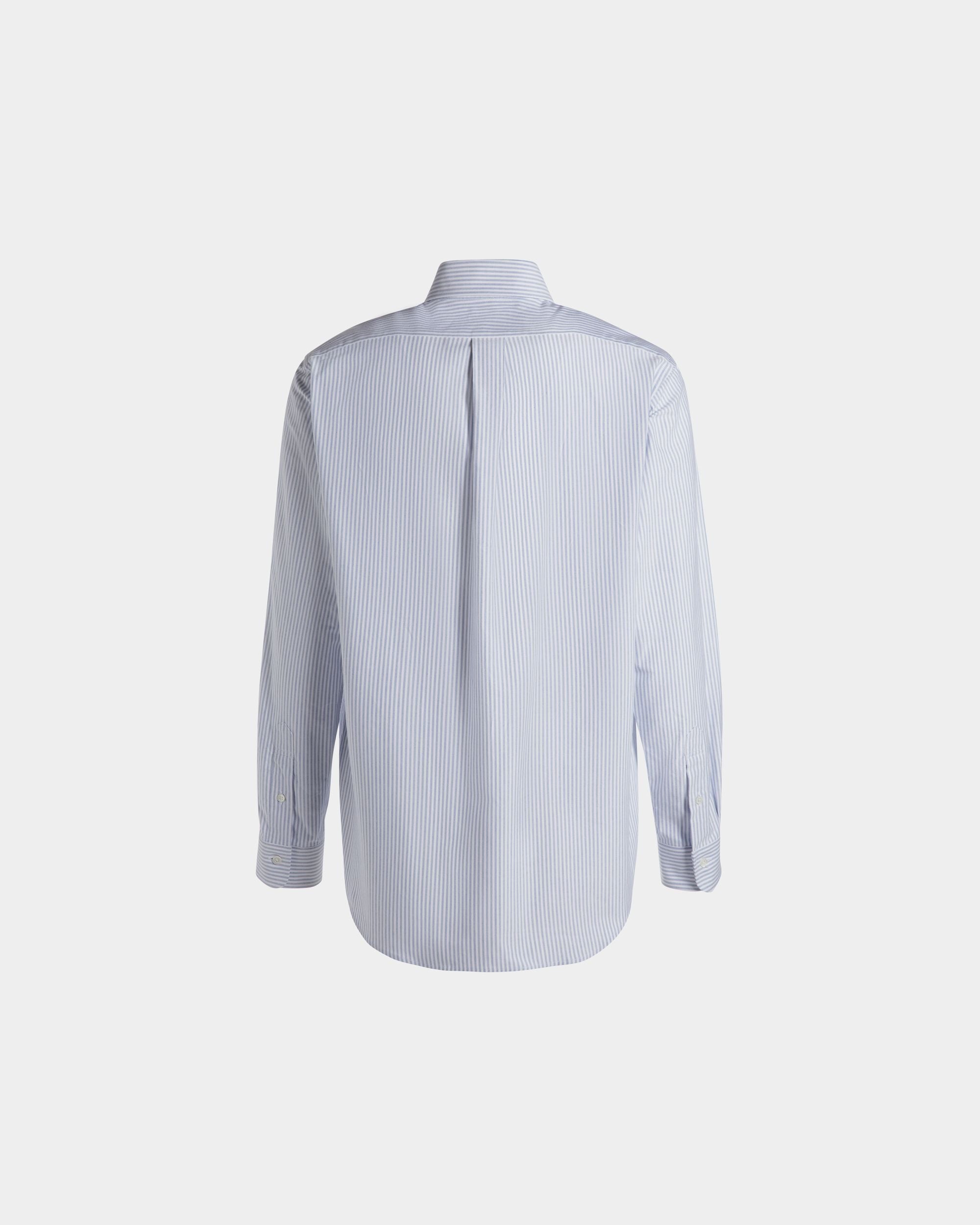 Bally Global - Chemise Regular À Manches Longues En Coton Light Blue - Bleu