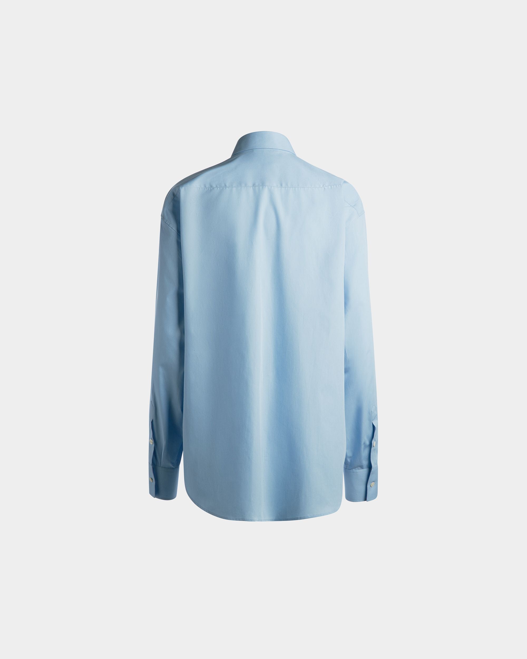 Bally Global - Shirt in Light Blue Cotton - Blue