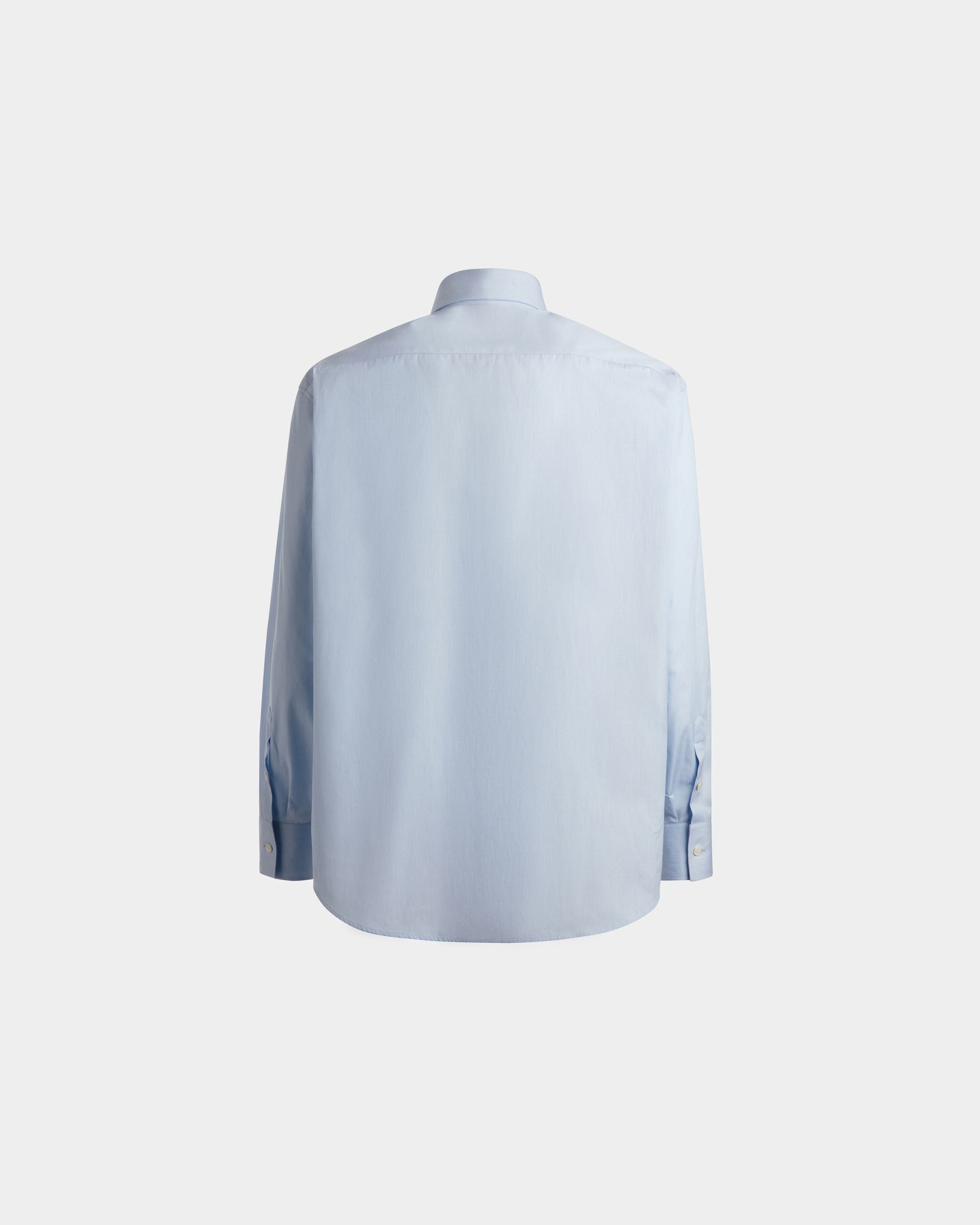 Bally Global - Shirt in Light Blue Cotton - Azul