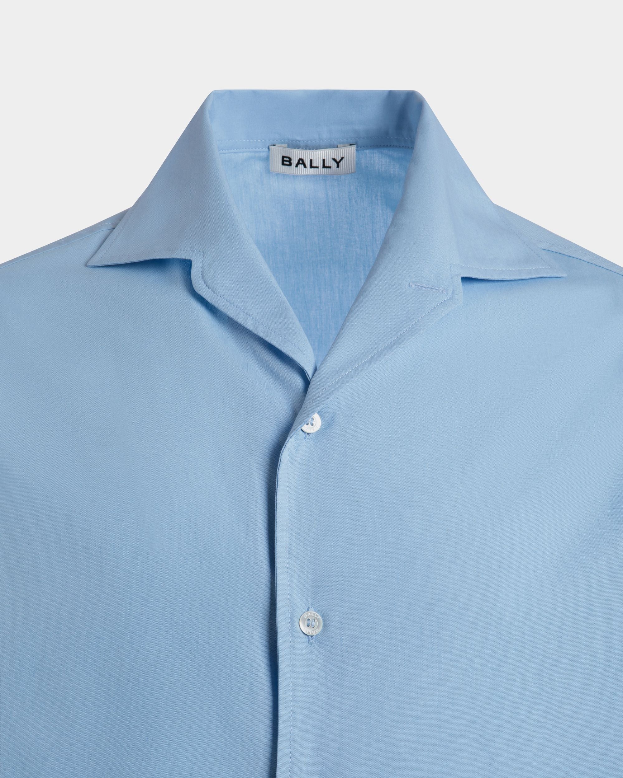 Bally Global - Shirts In Blue Cotton - Blue