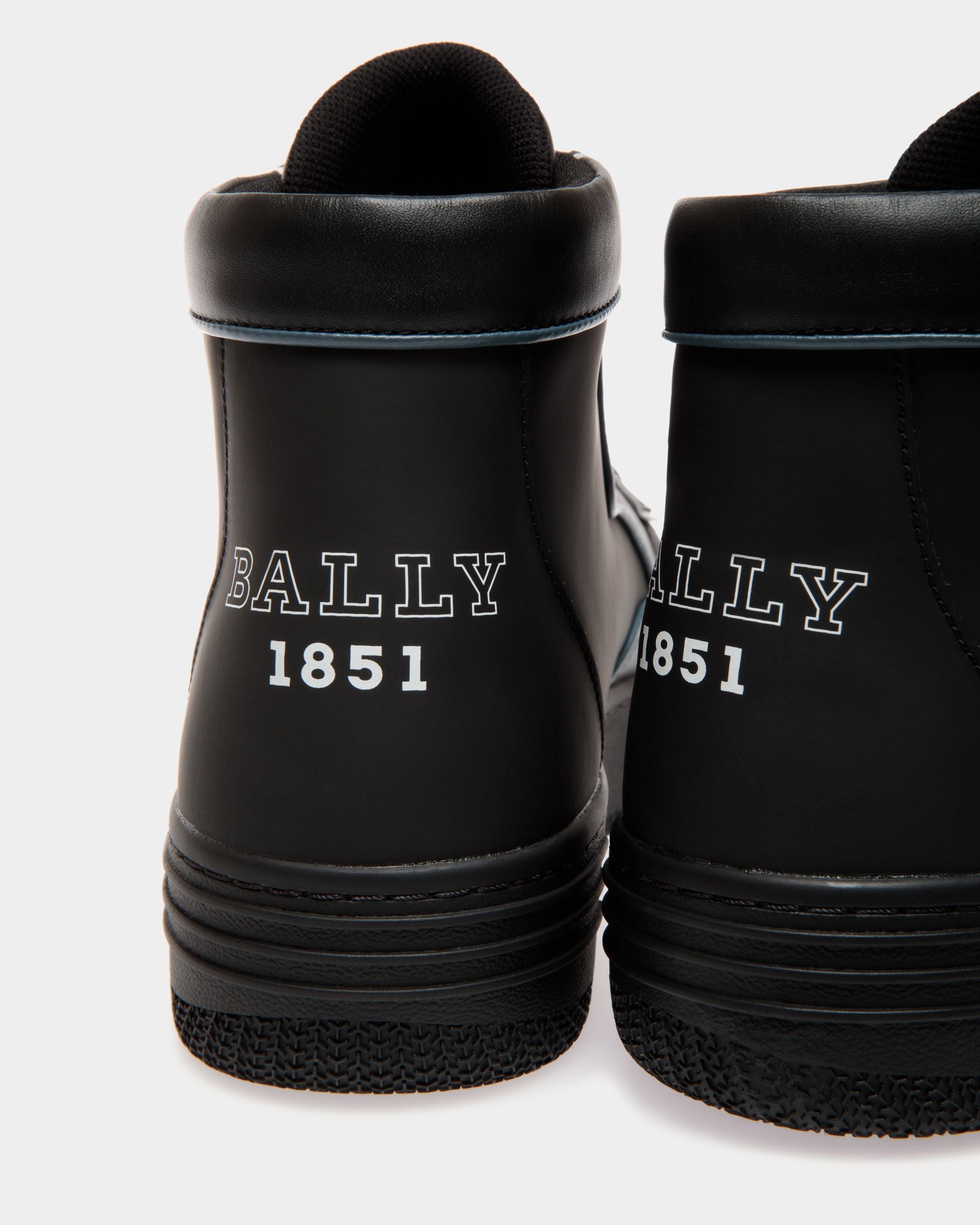 Bally Global - Sneaker En Cuir Noir - Noir