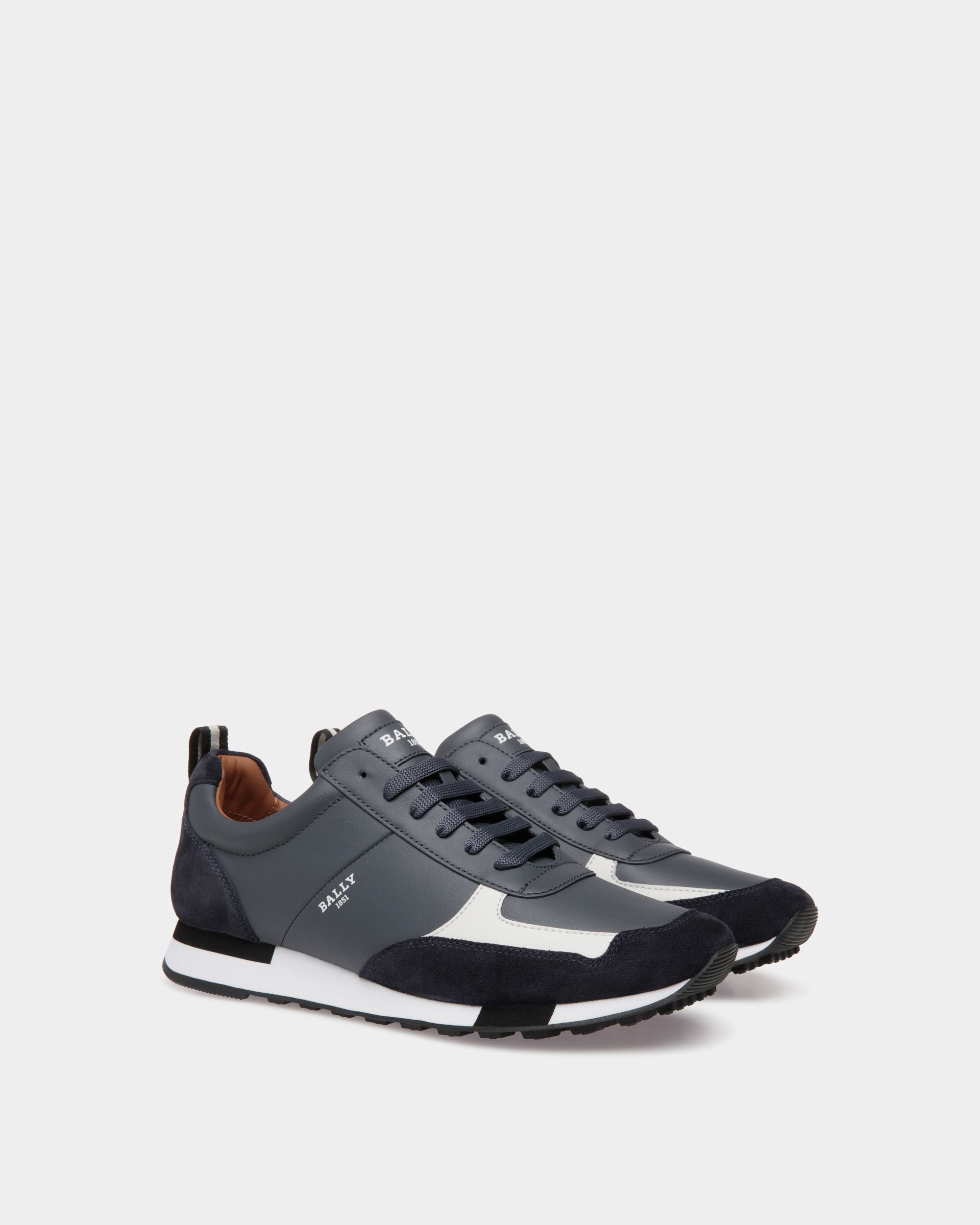 Bally Global - Sneaker In Grey Leather - Grey