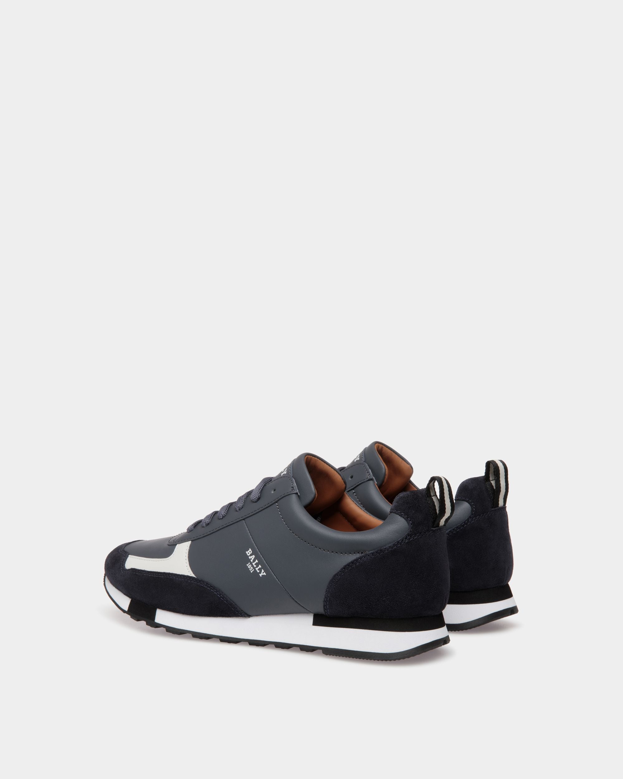 Bally Global - Sneaker In Grey Leather - Grey
