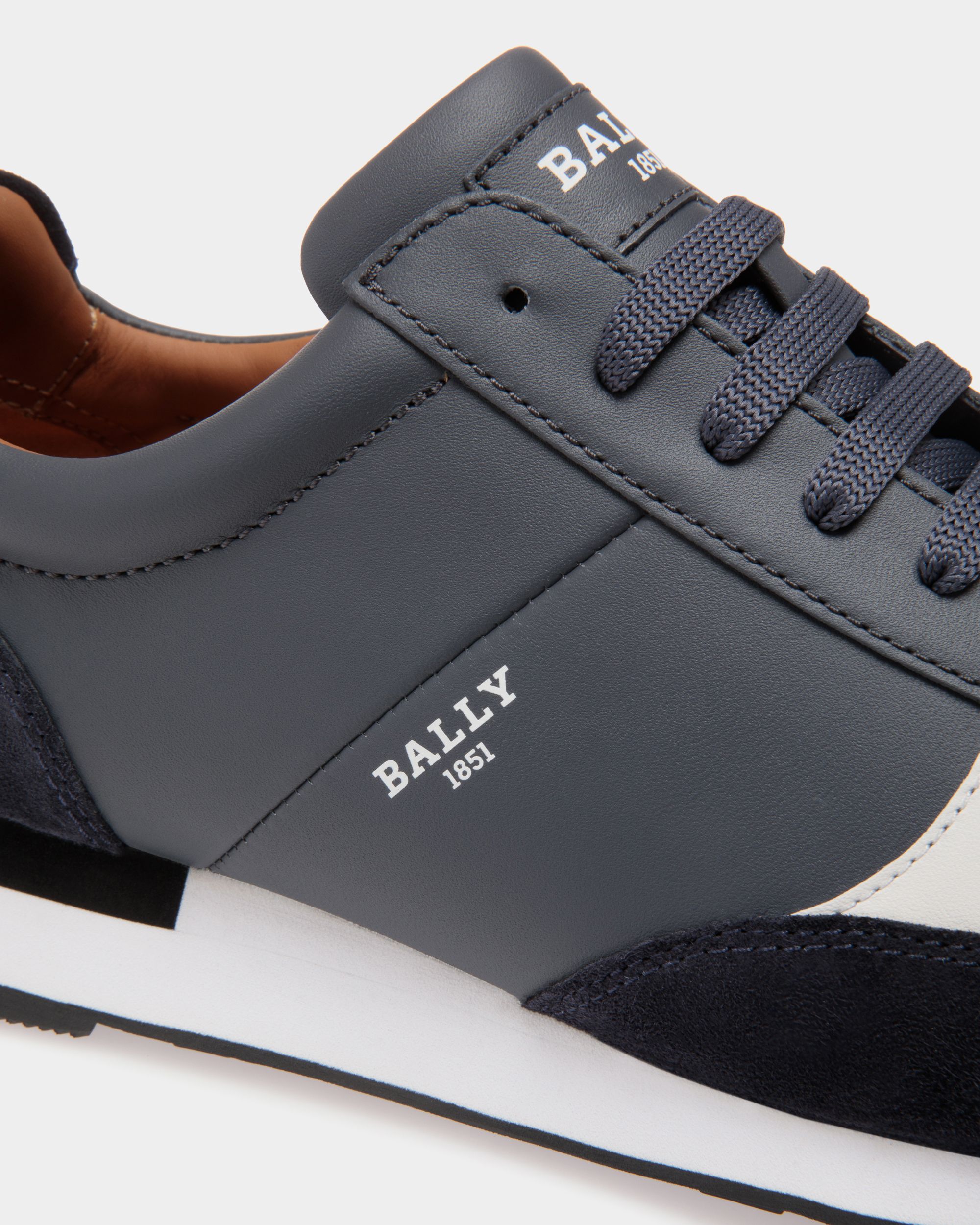 Bally Global - Sneaker In Grey Leather - Grey