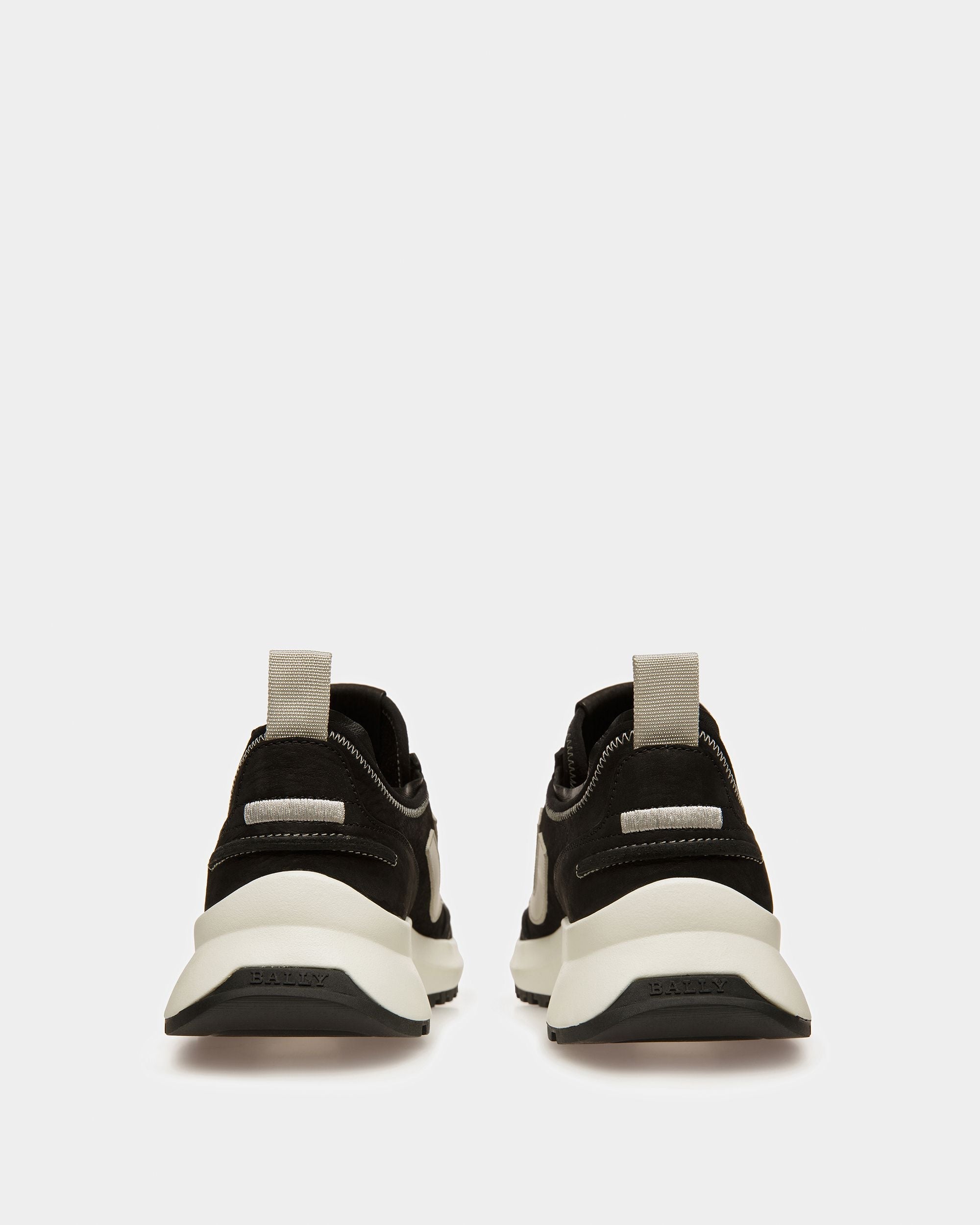Bally Global - Darys Zapatillas De Piel En Negro Y Blanco Empolvado - Multicolor