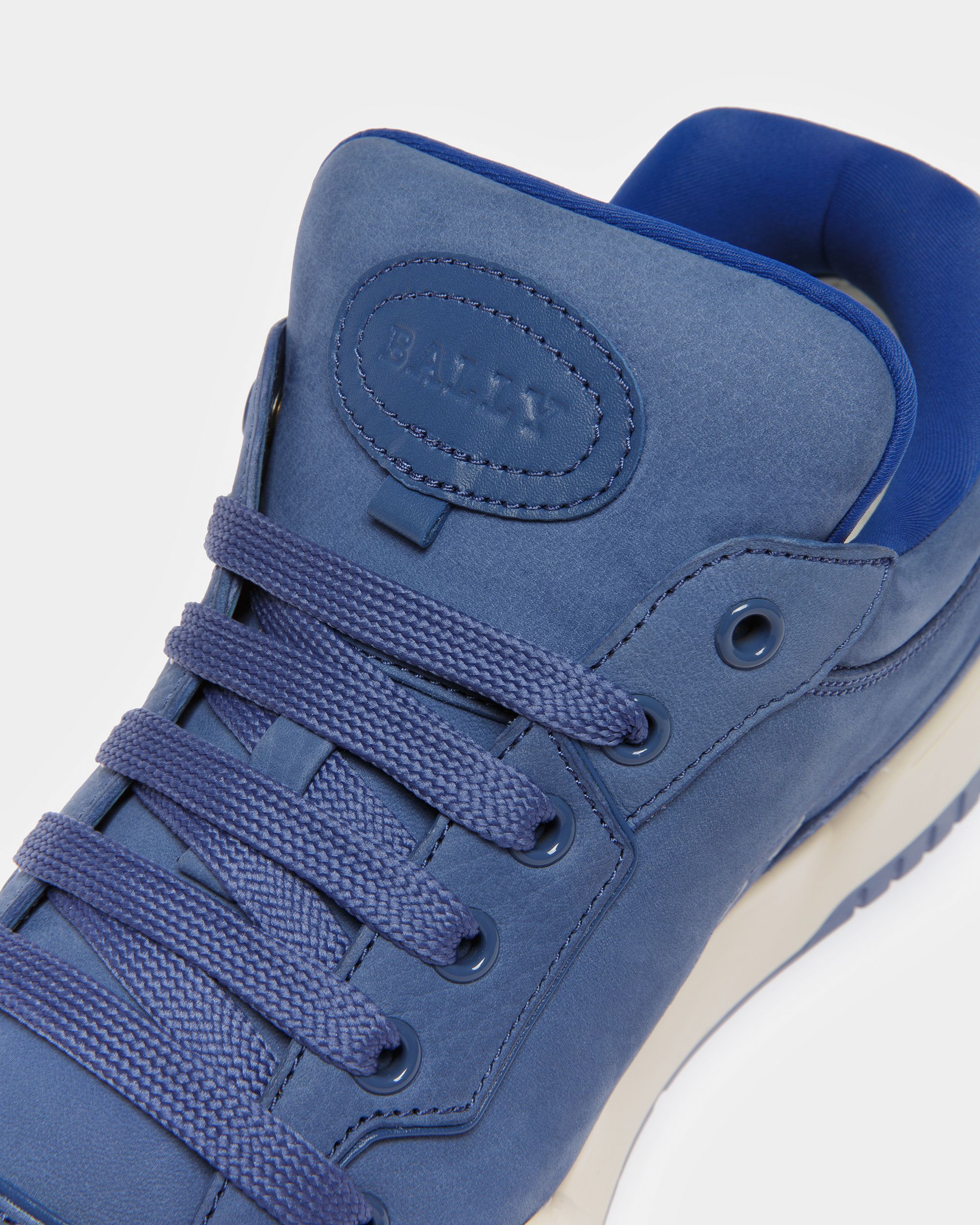 Bally Global - Kiro Zapatillas De Piel En Azul Neón - Azul