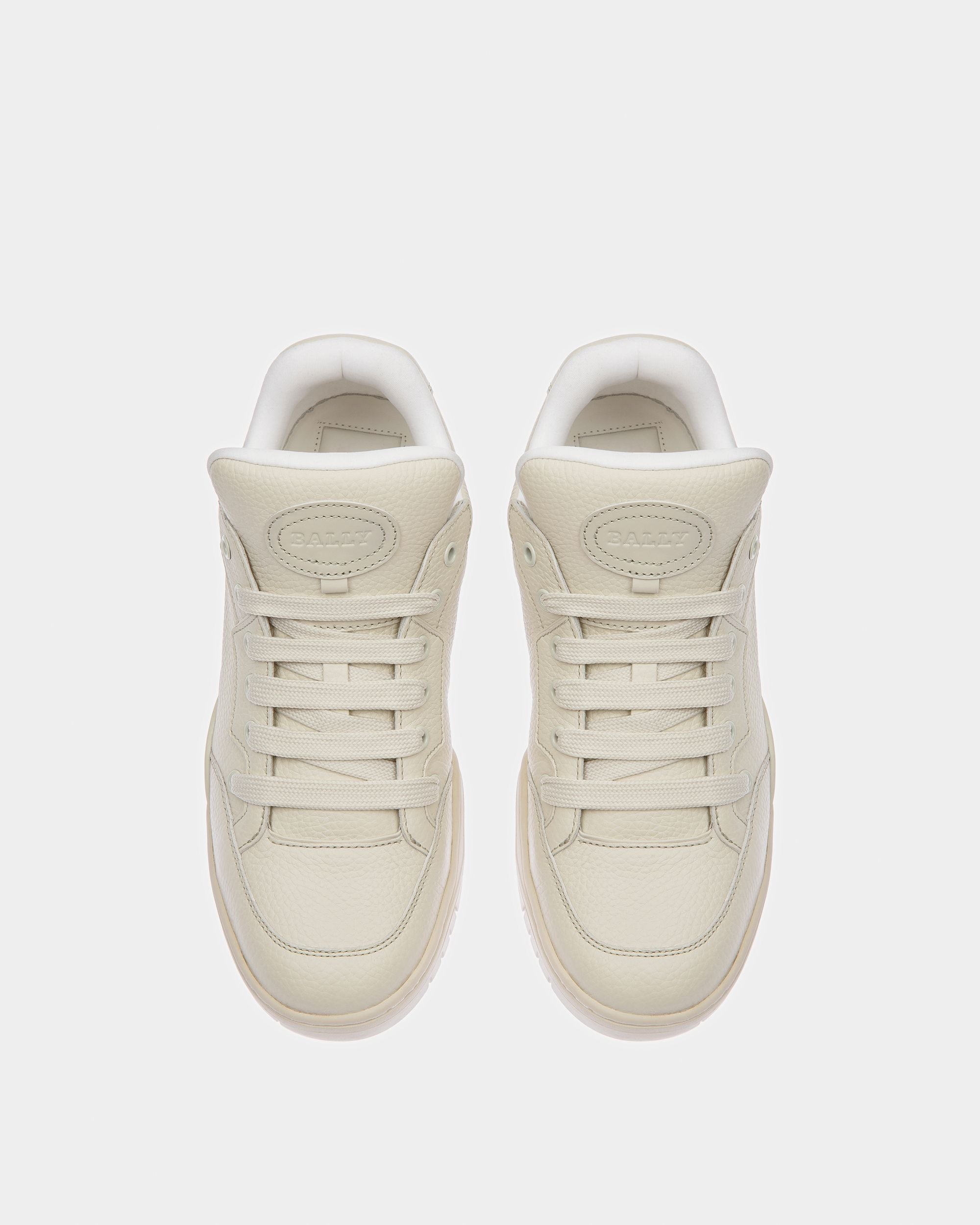 Bally Global - Kiro Leather Sneakers In Dusty White - Beige