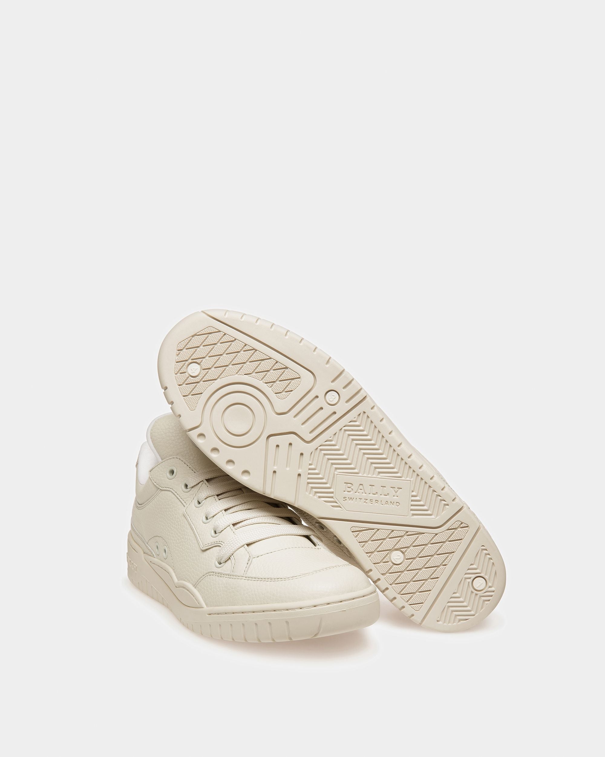 Bally Global - Kiro Leather Sneakers In Dusty White - Beige