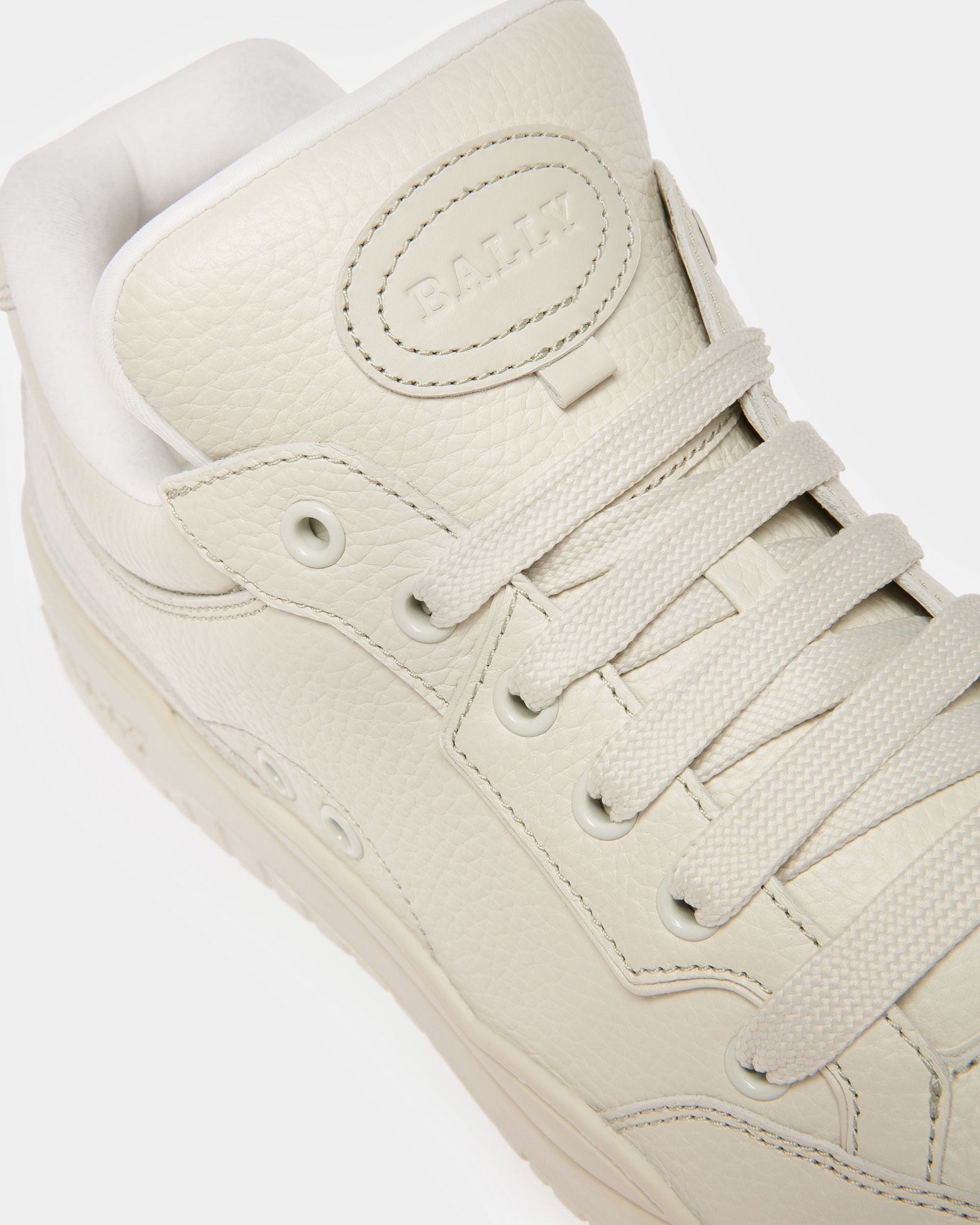 Bally Global - Kiro Leather Sneakers In Dusty White - Beige