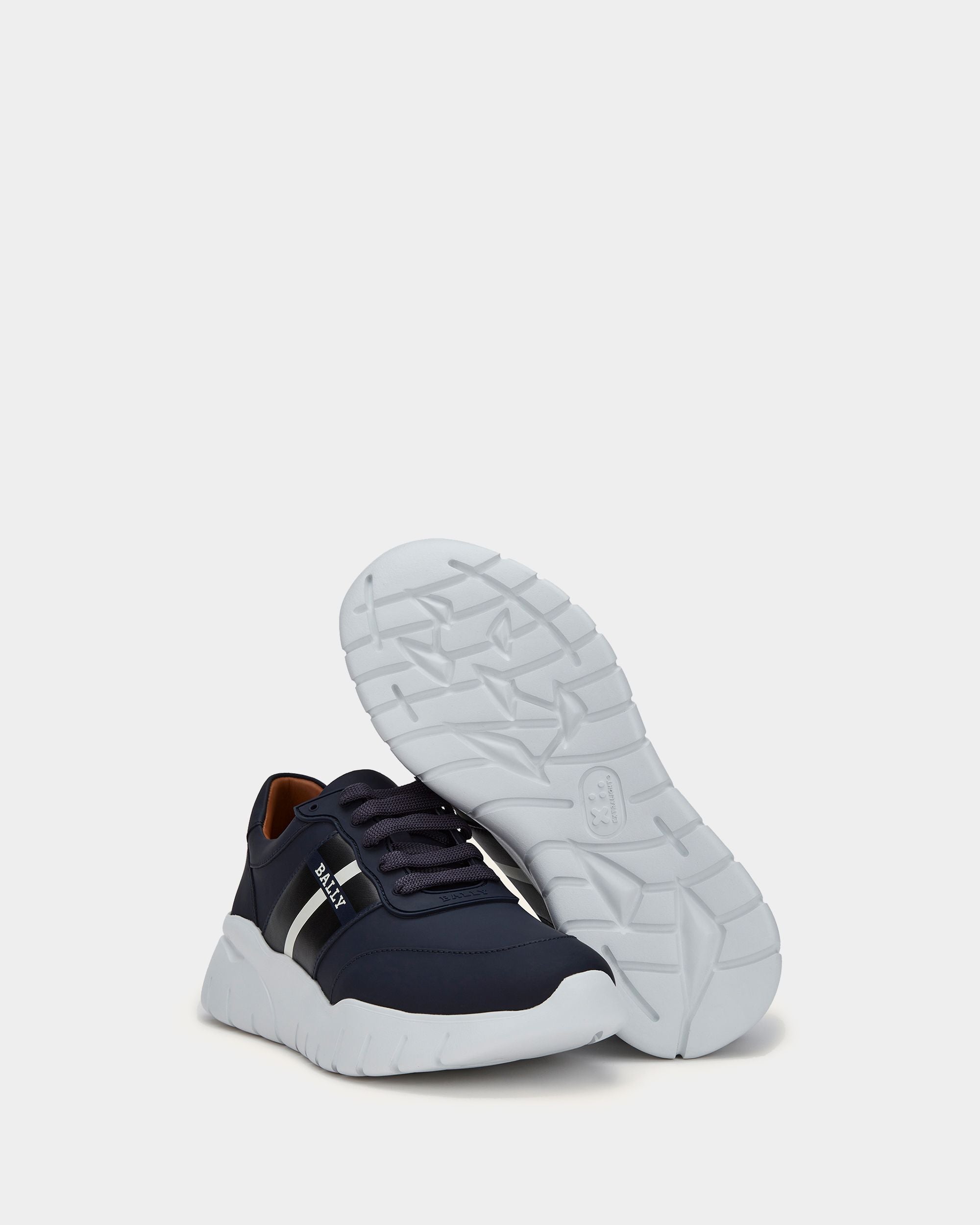 Bally Global - Sneaker in Blue Leather - Blue