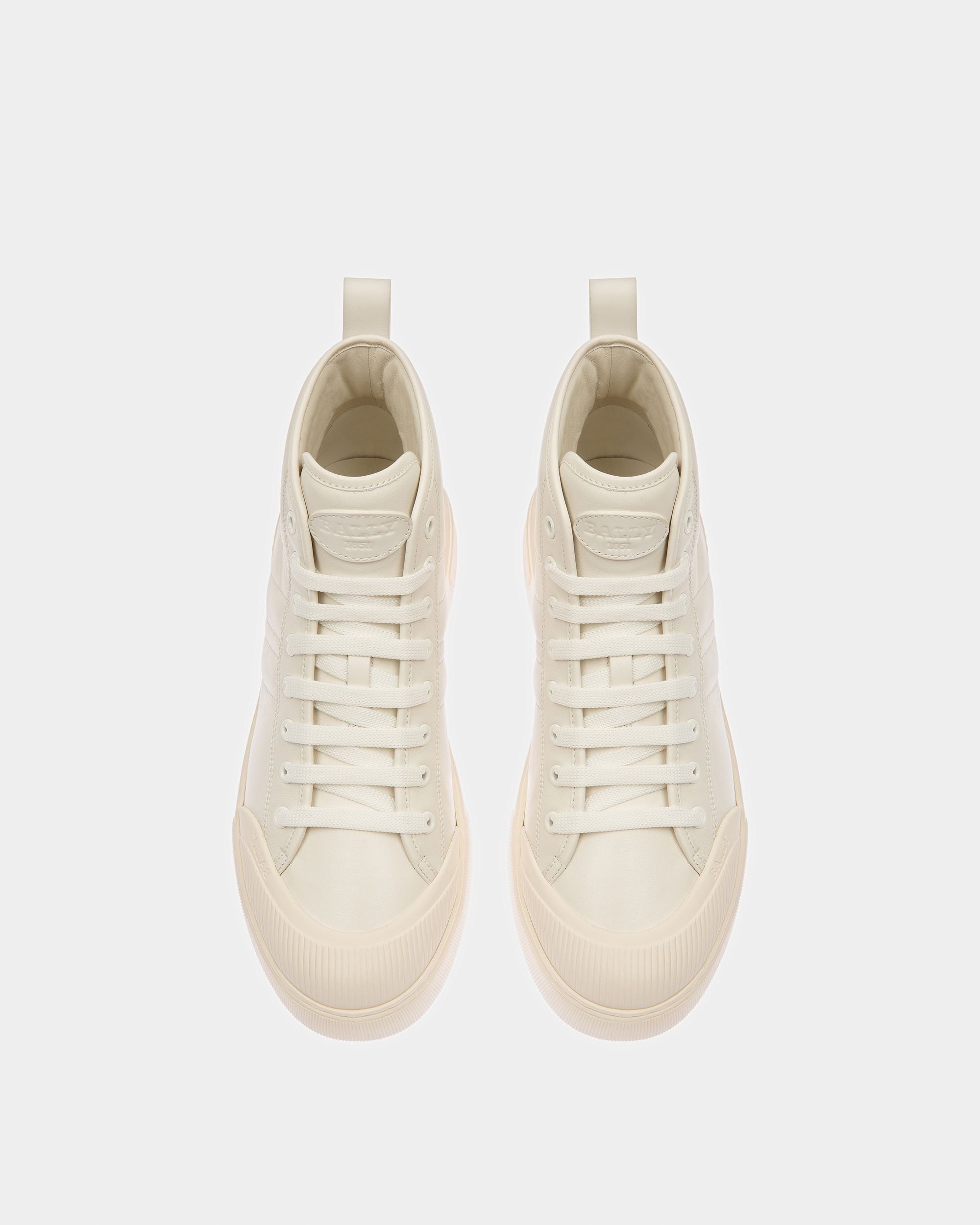 Bally Global - Maren Leather Sneakers In White - White