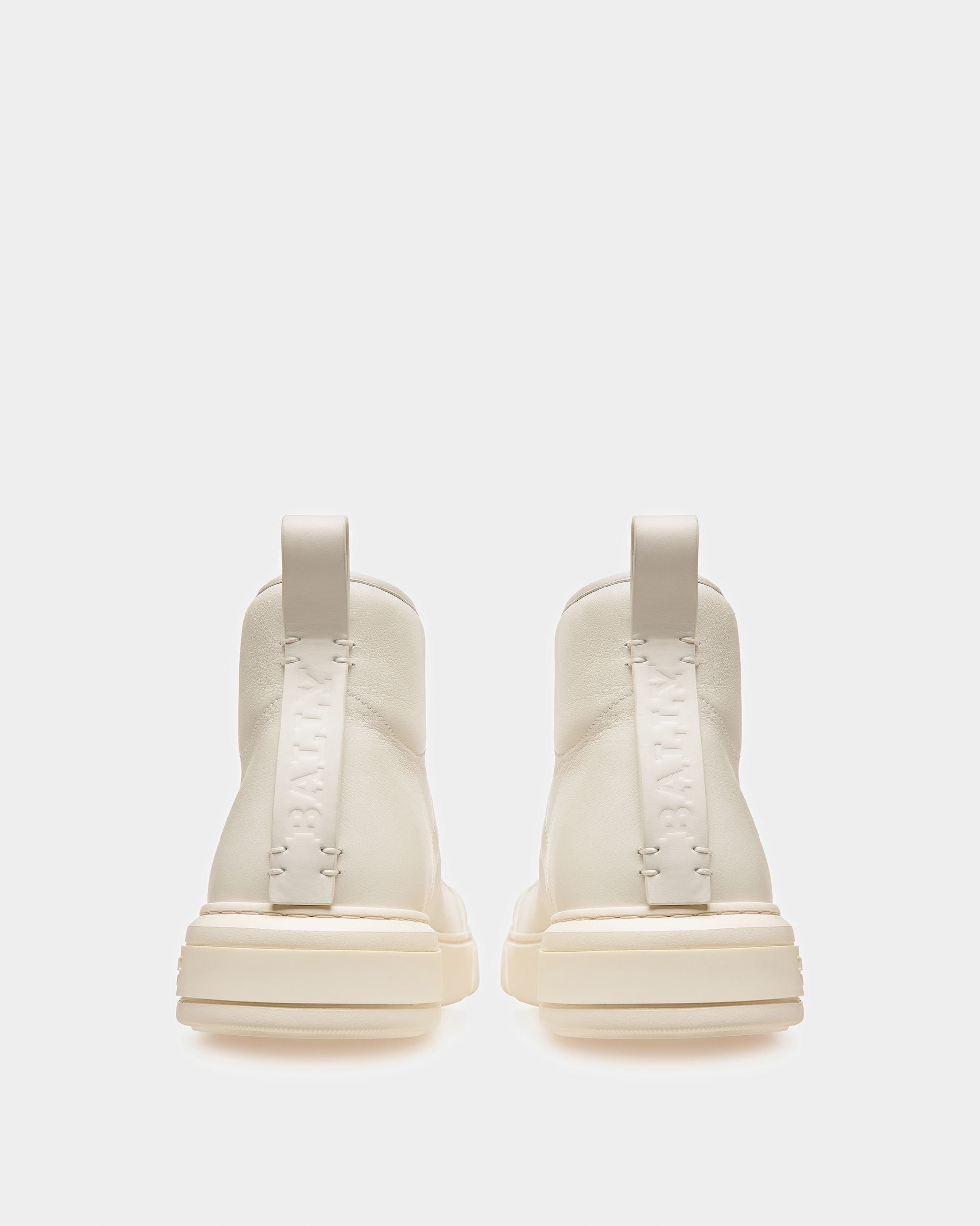 Bally Global - Maren Leather Sneakers In White - White