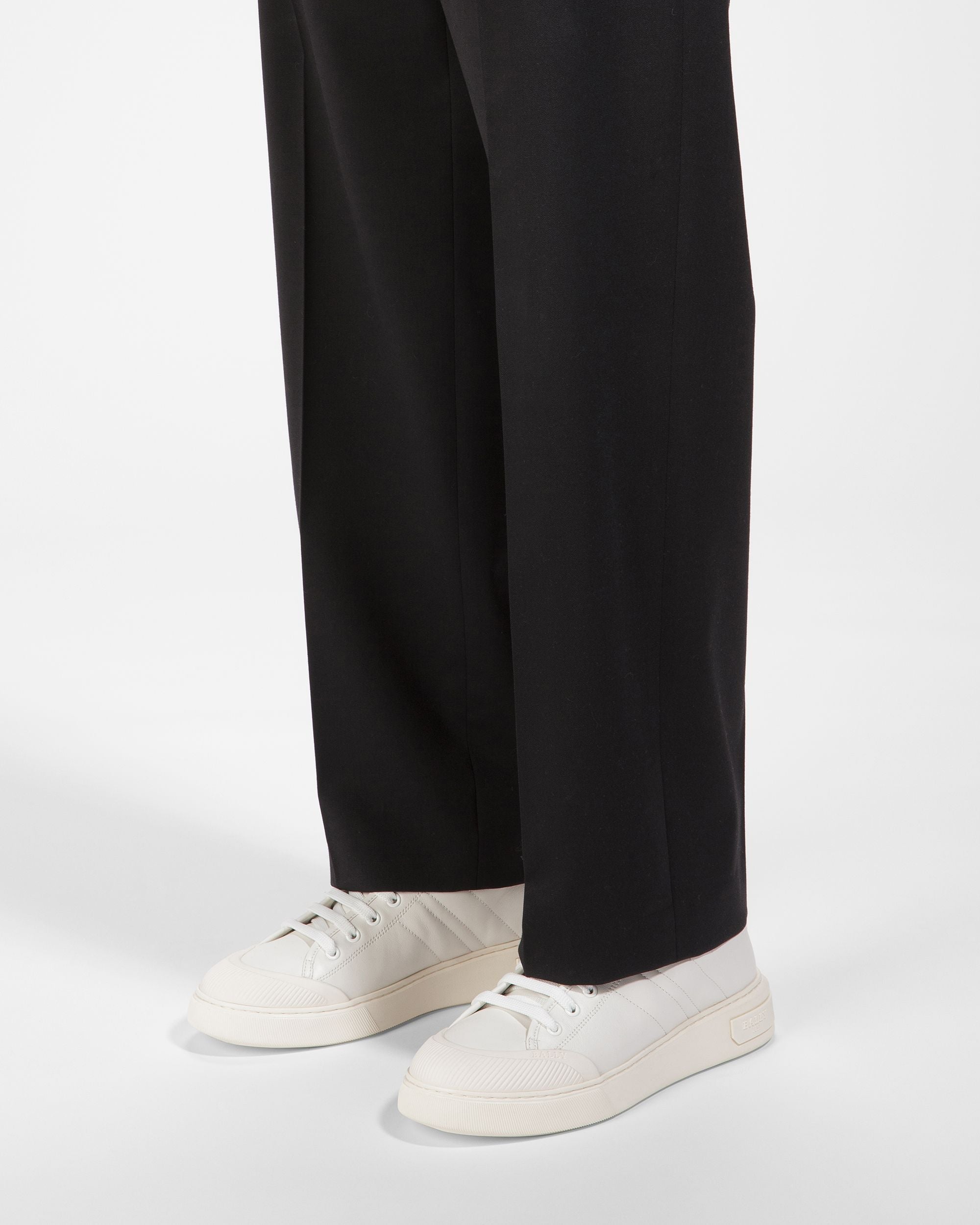 Bally Global - Maren Leather Sneakers In White - White