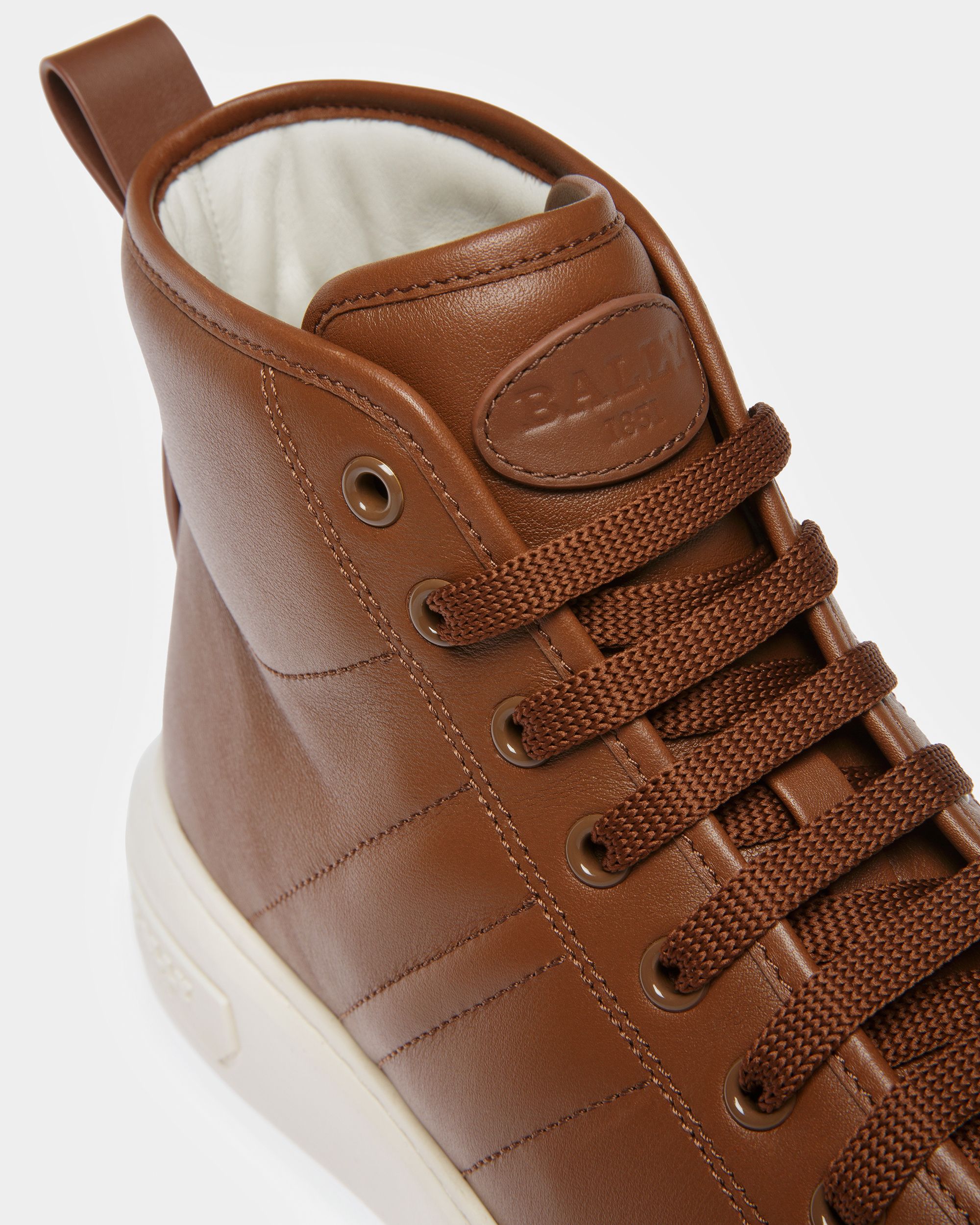 Bally Global - Maren Leather Sneakers In Brown - Brown