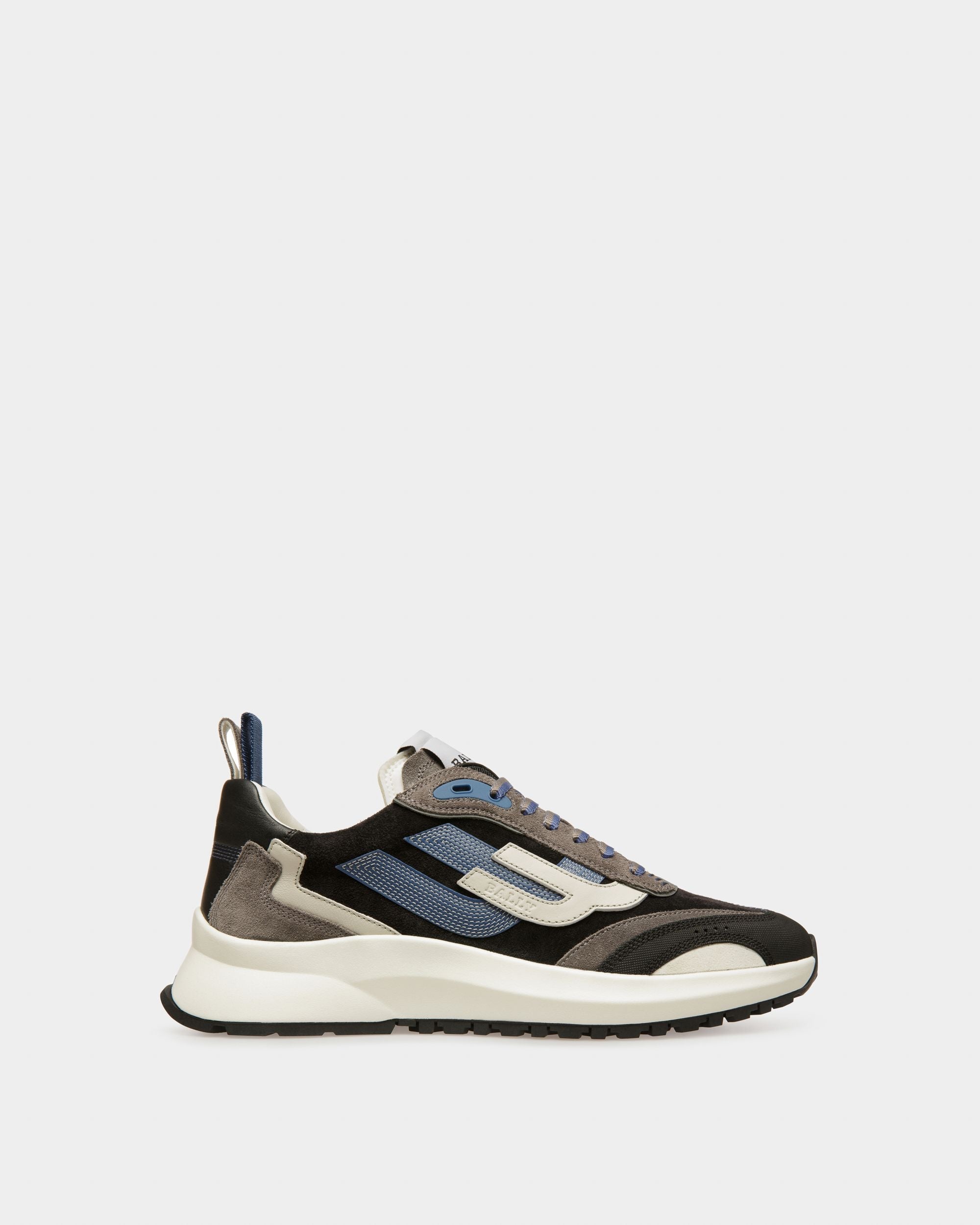 Bally Global - Darky Leather Sneakers In Black - Multicolor