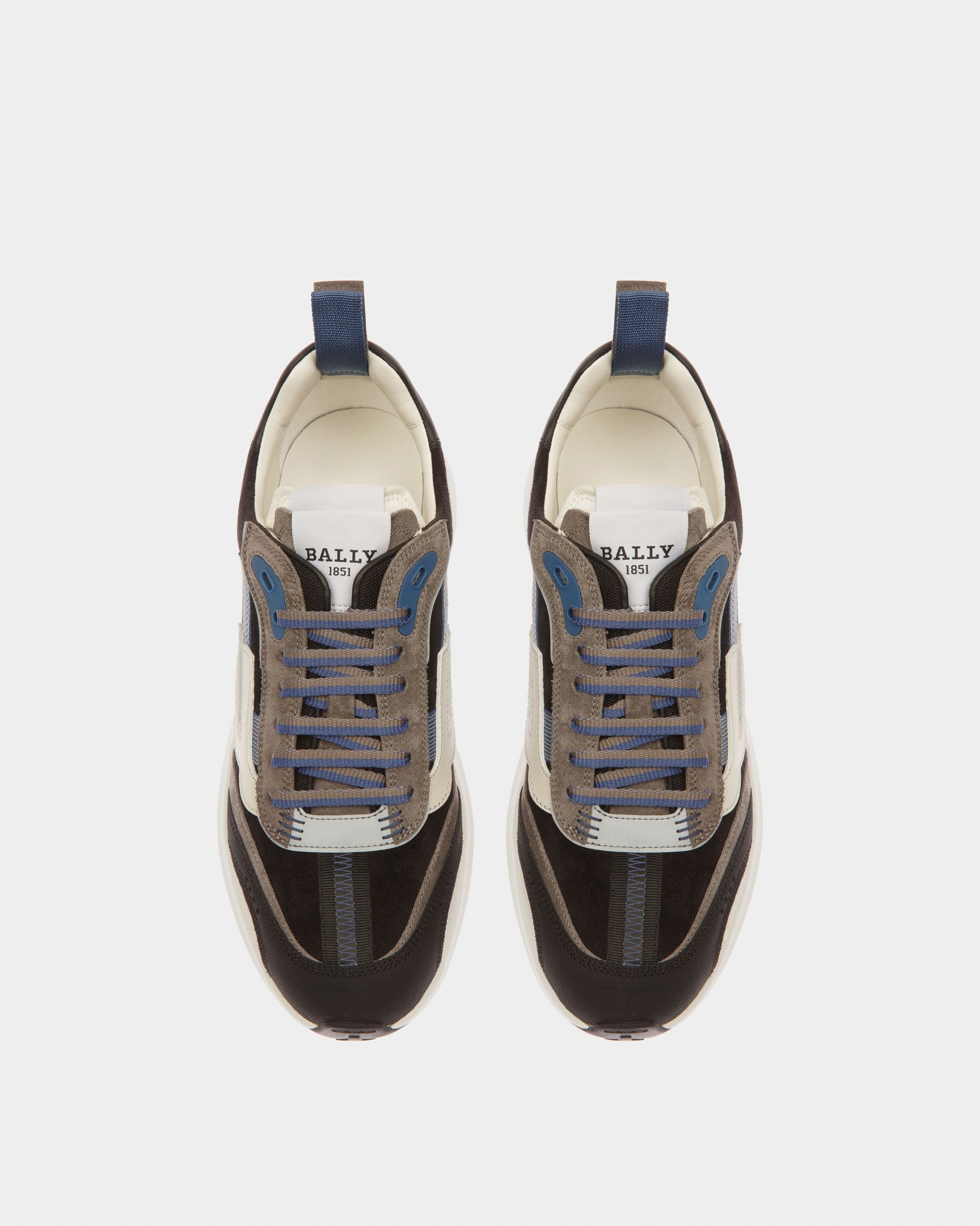 Bally Global - Darky Leather Sneakers In Black - Multicolor