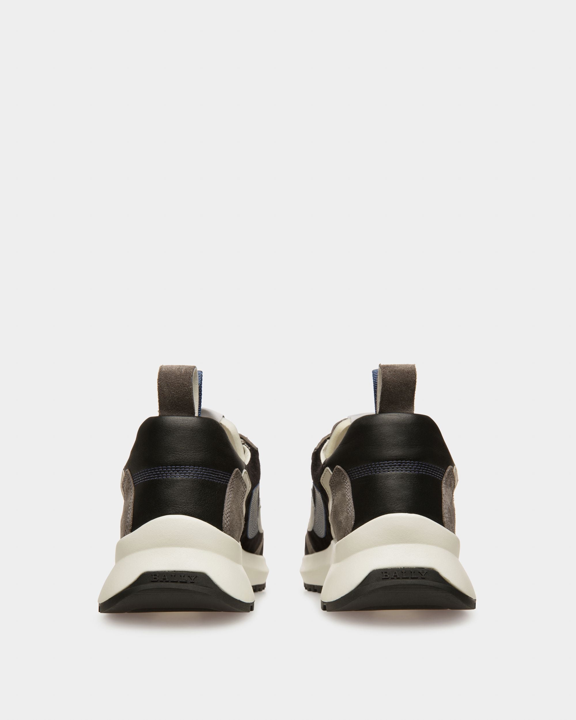 Bally Global - Darky Leather Sneakers In Black - Multicolor