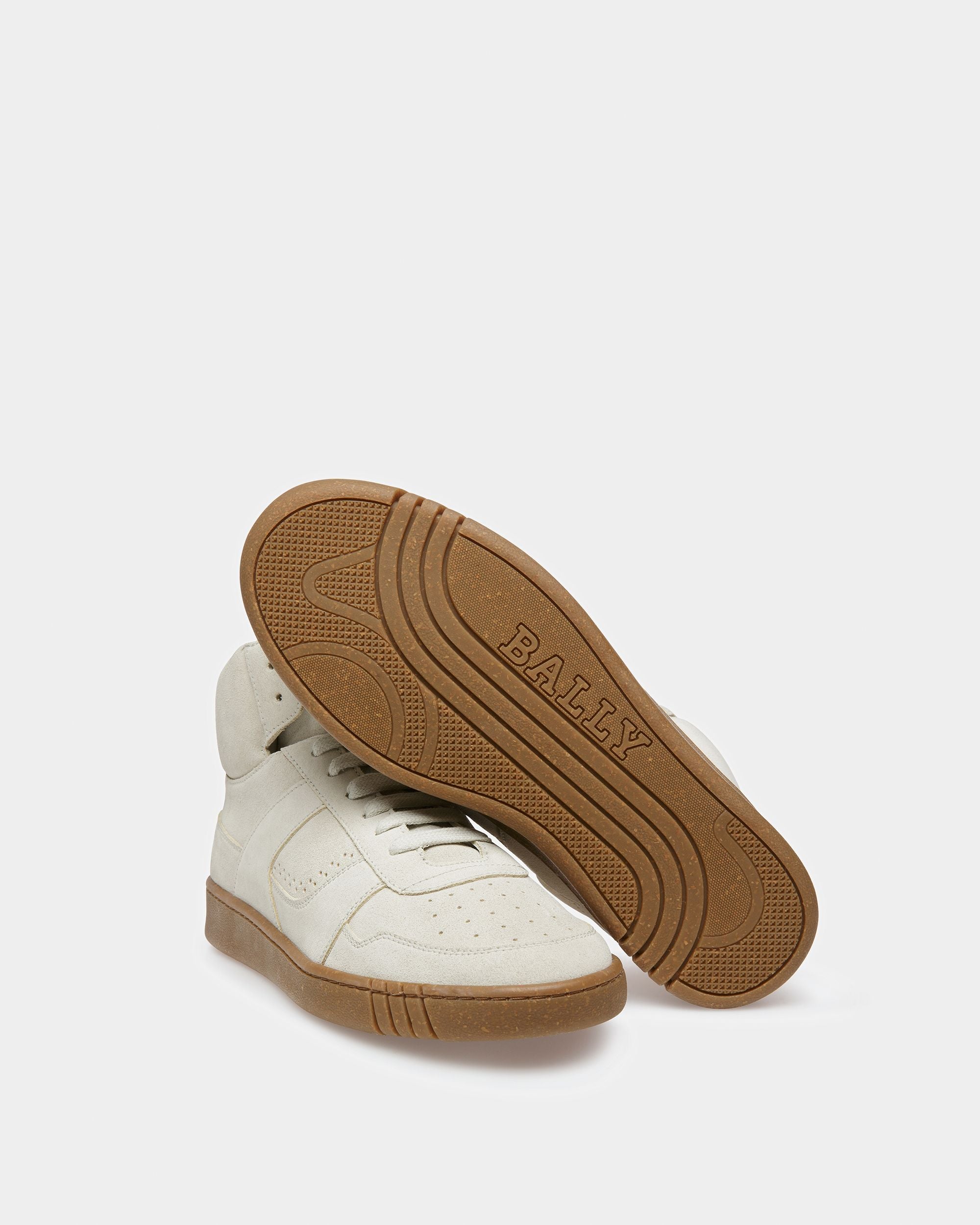 Bally Global - Wiggles Zapatillas De Piel En Blanco Empolvado - Beige