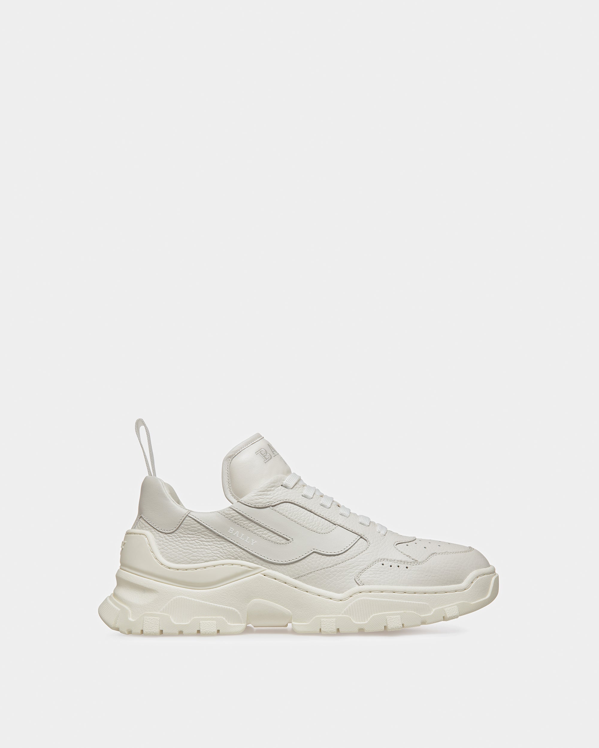 Bally Global - Holden Leather Sneakers In White - Blanco