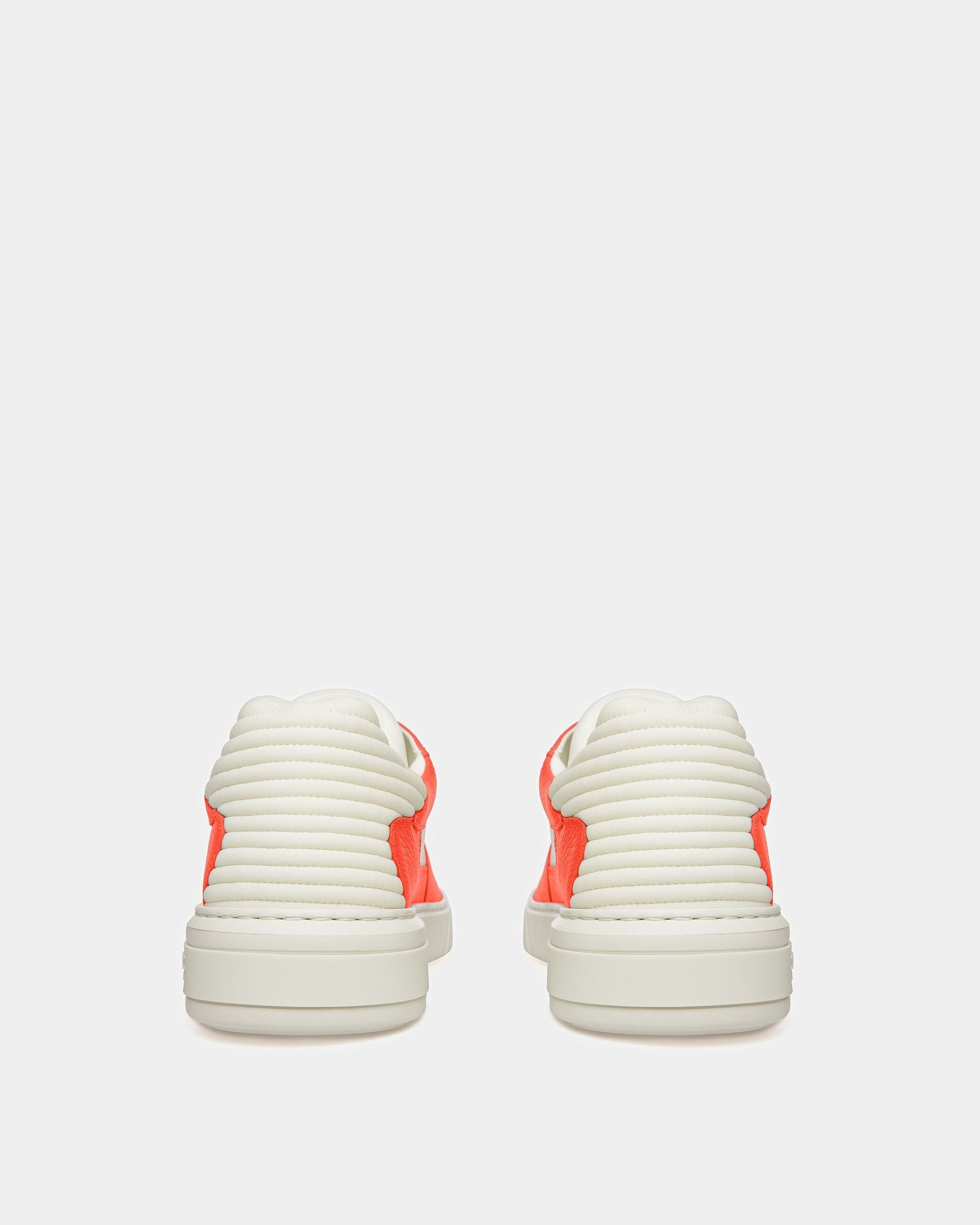 Bally Global - Mark Zapatillas De Piel En Naranja Y Blanco - Multicolor
