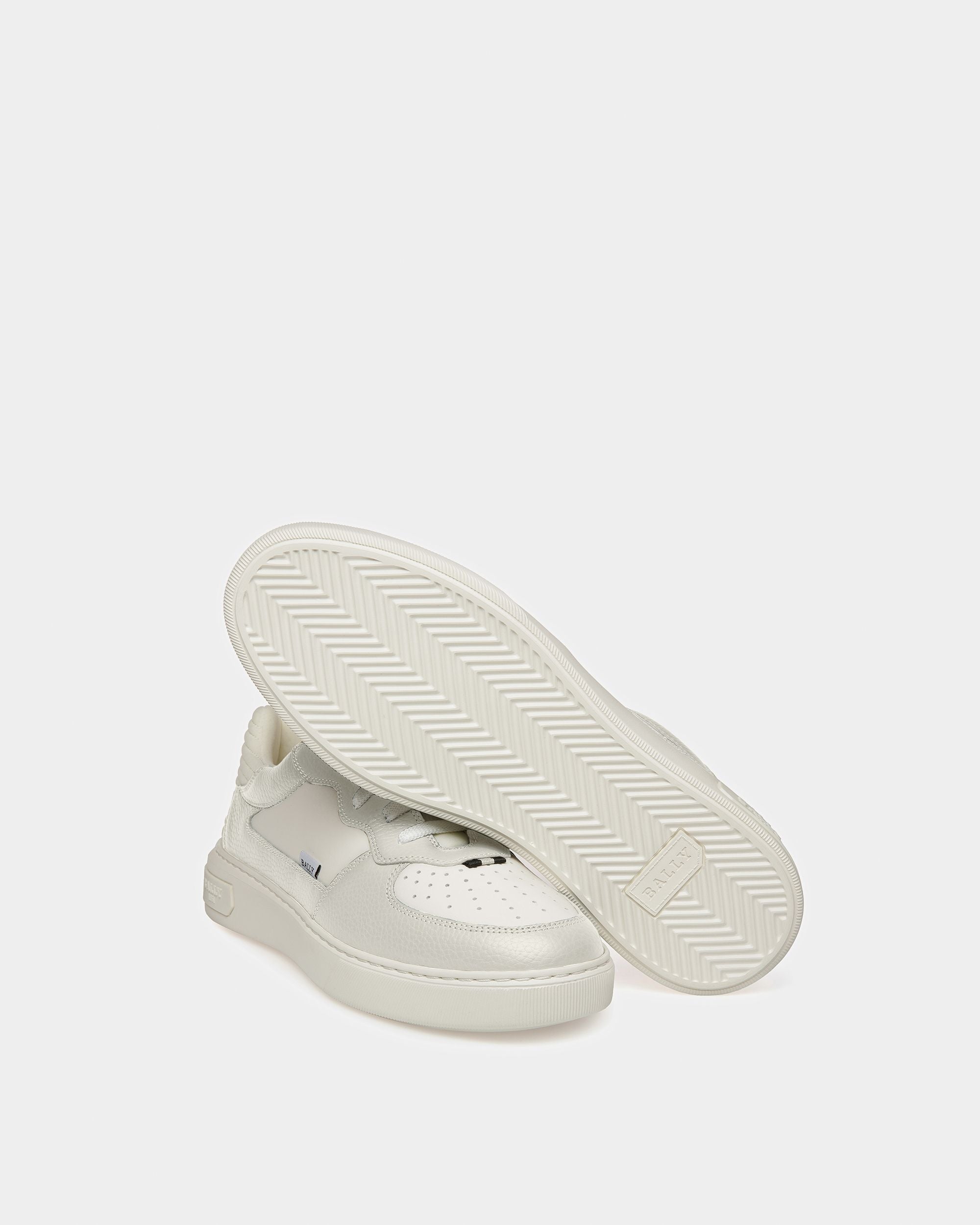 Bally Global - Mark Leather And Fabric Sneakers In White - White