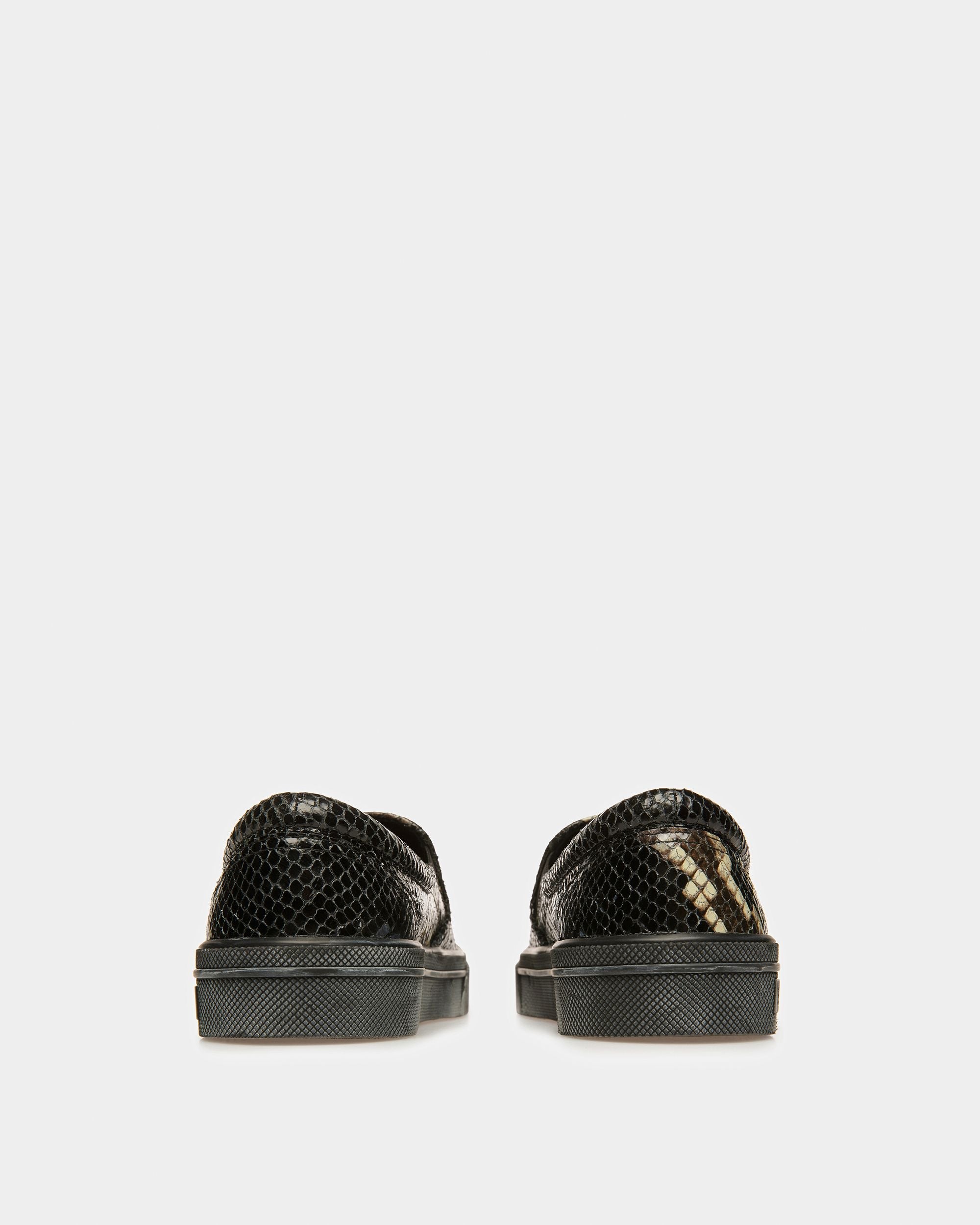 Bally Global - Santa Ana Sneaker In Python Print - Black