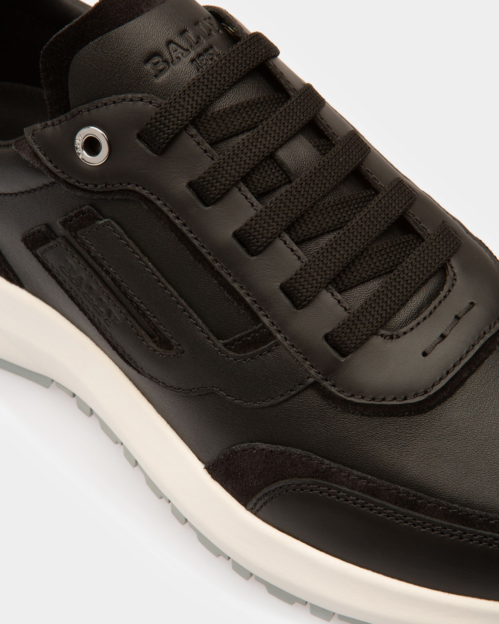 Bally Global - Demmy Zapatilla Deportiva De Piel De Color Negro - Negro