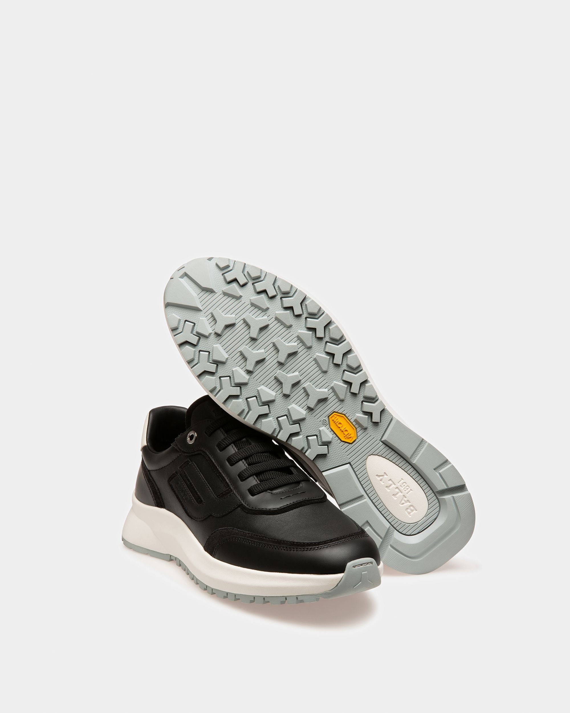Bally Global - Demmy Zapatilla Deportiva De Piel De Color Negro - Negro