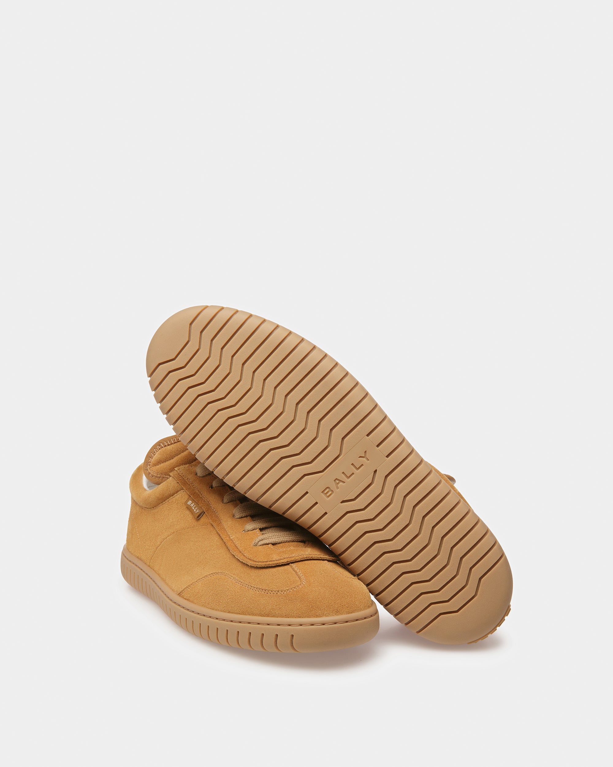 Bally Global - Zapatillas Player De Piel Color Desierto Y Ámbar - Marrón