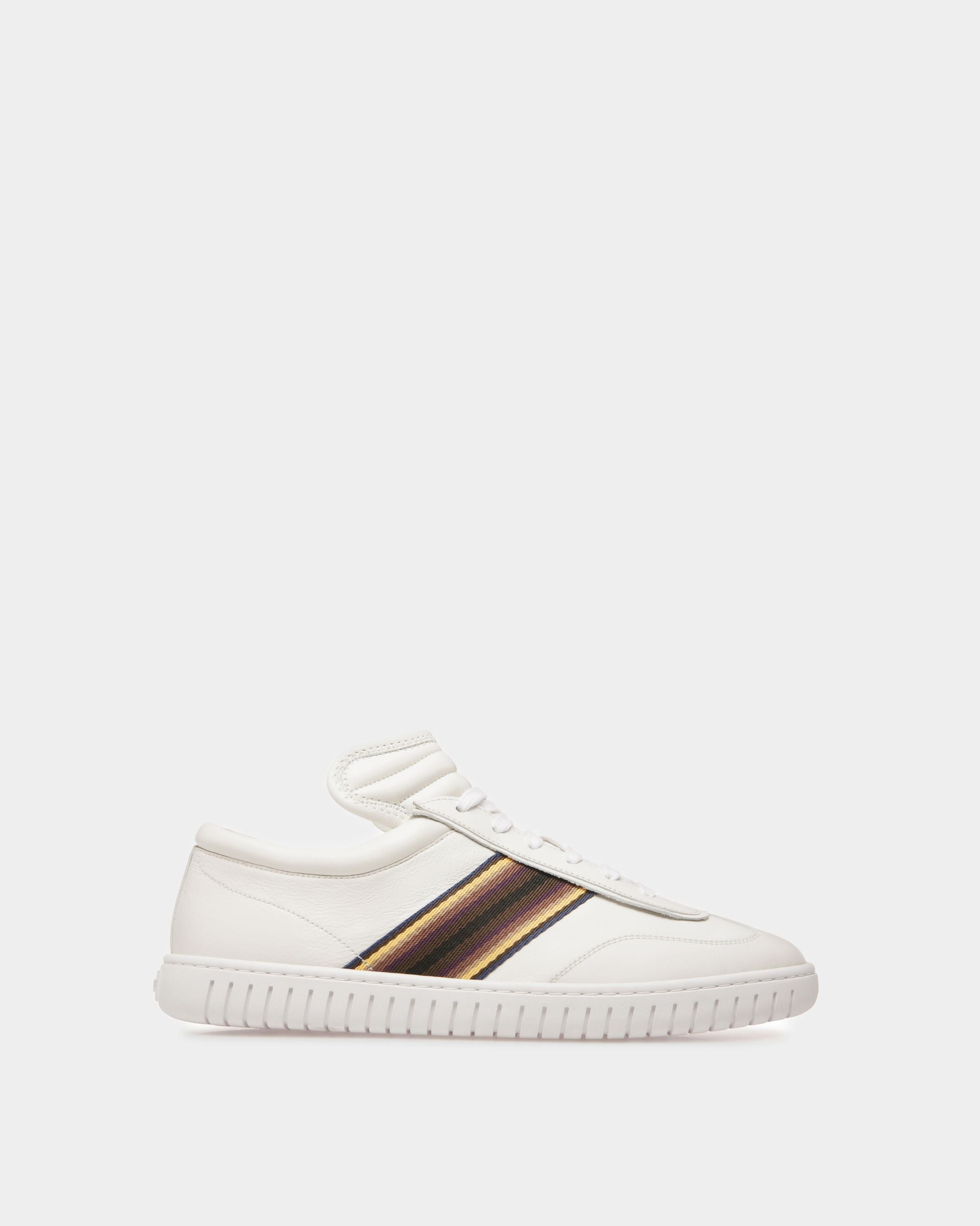 Bally Global - Player Sneakers In White Leather - Blanc