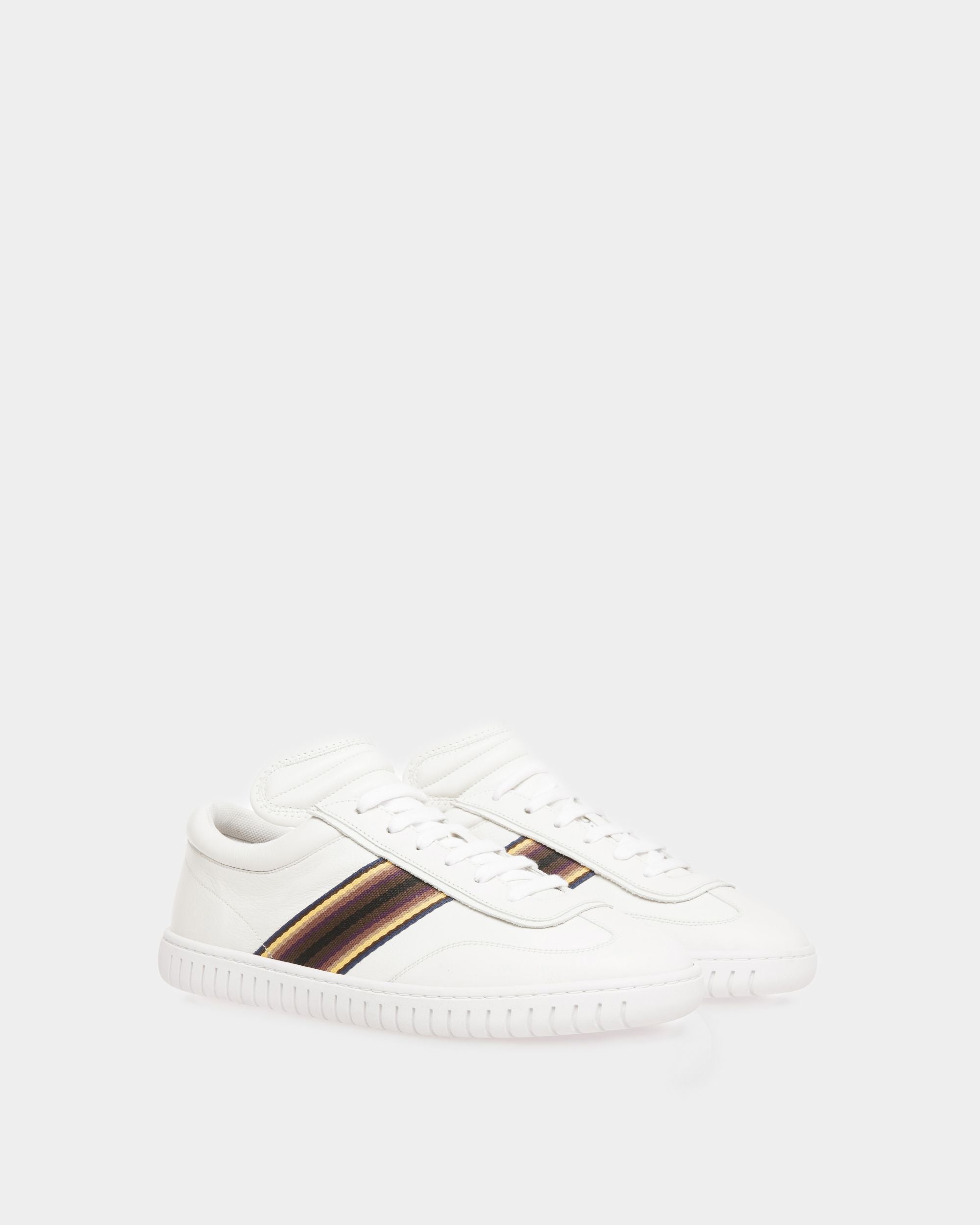 Bally Global - Player Sneakers In White Leather - White