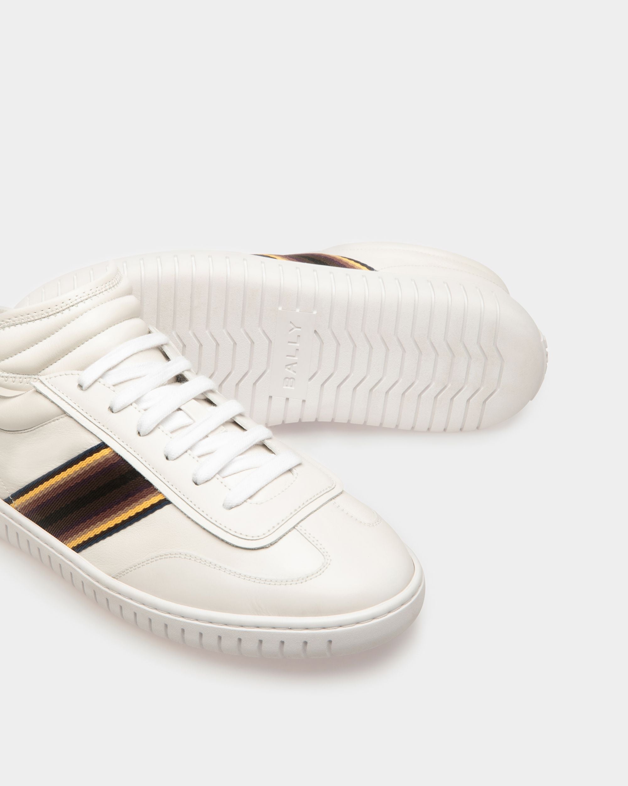 Bally Global - Player Sneakers In White Leather - White