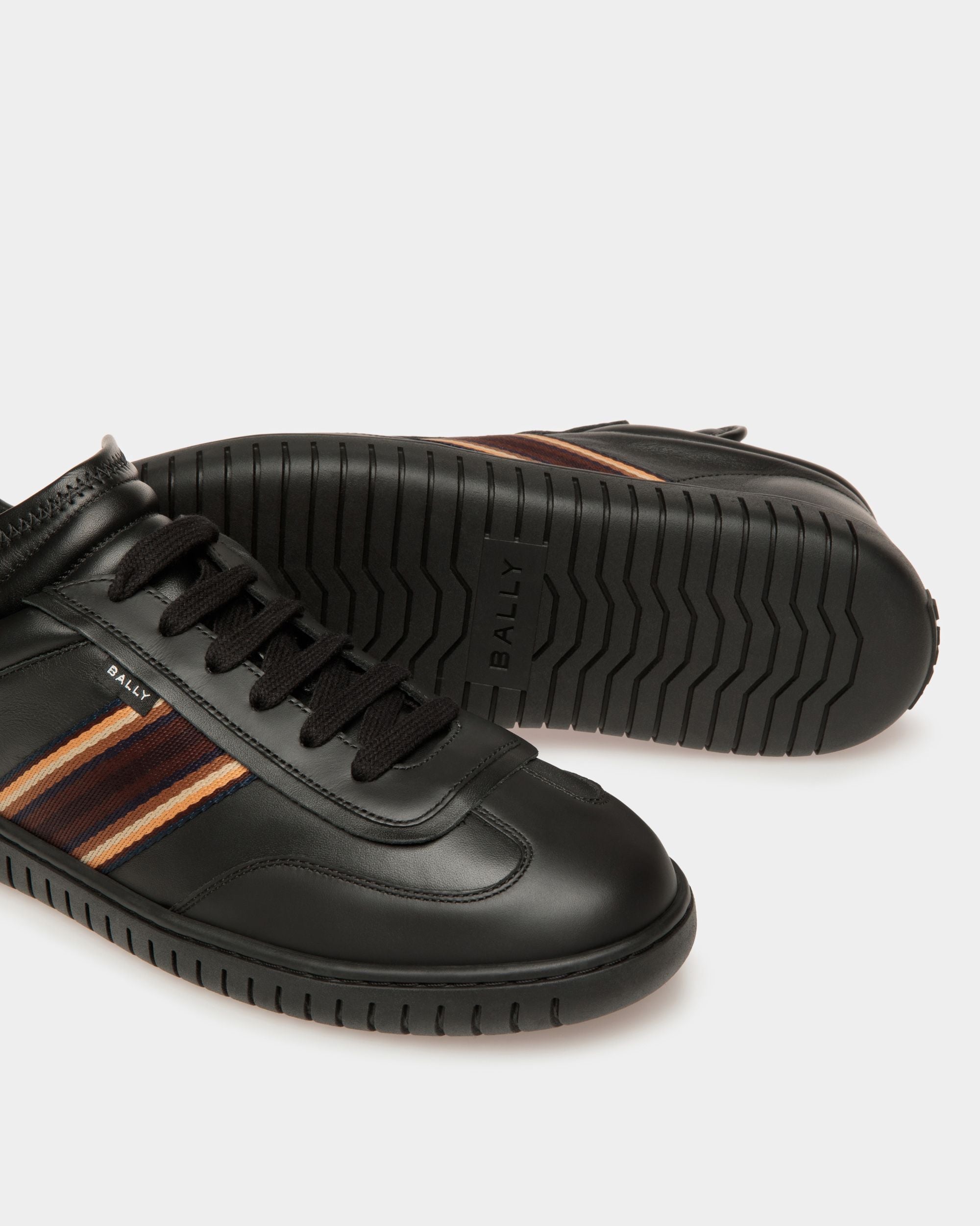 Bally Global - Player Sneakers In Black Leather - Black