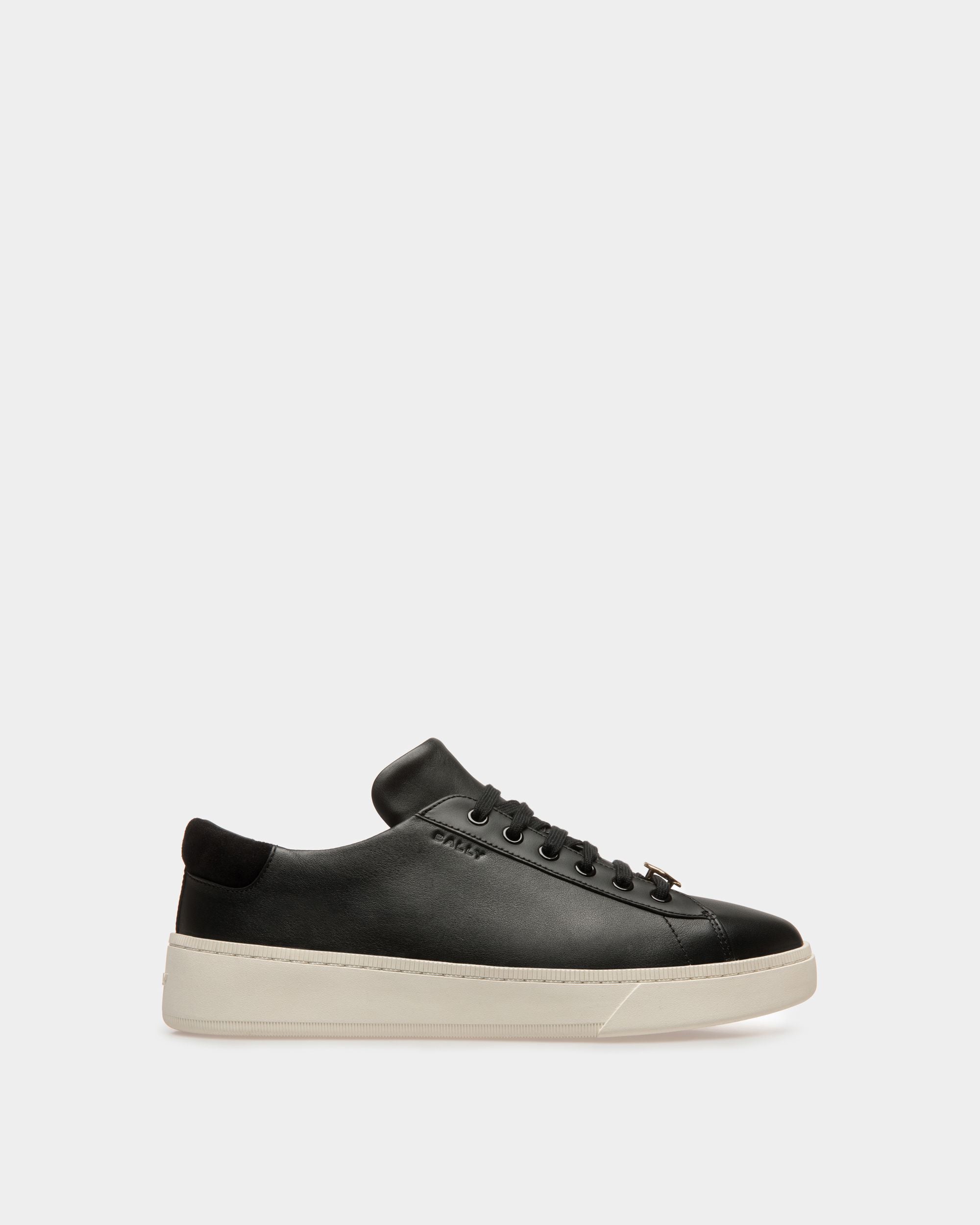 Bally Global - Zapatillas Raise De Piel Negra Y Blanca - Negro