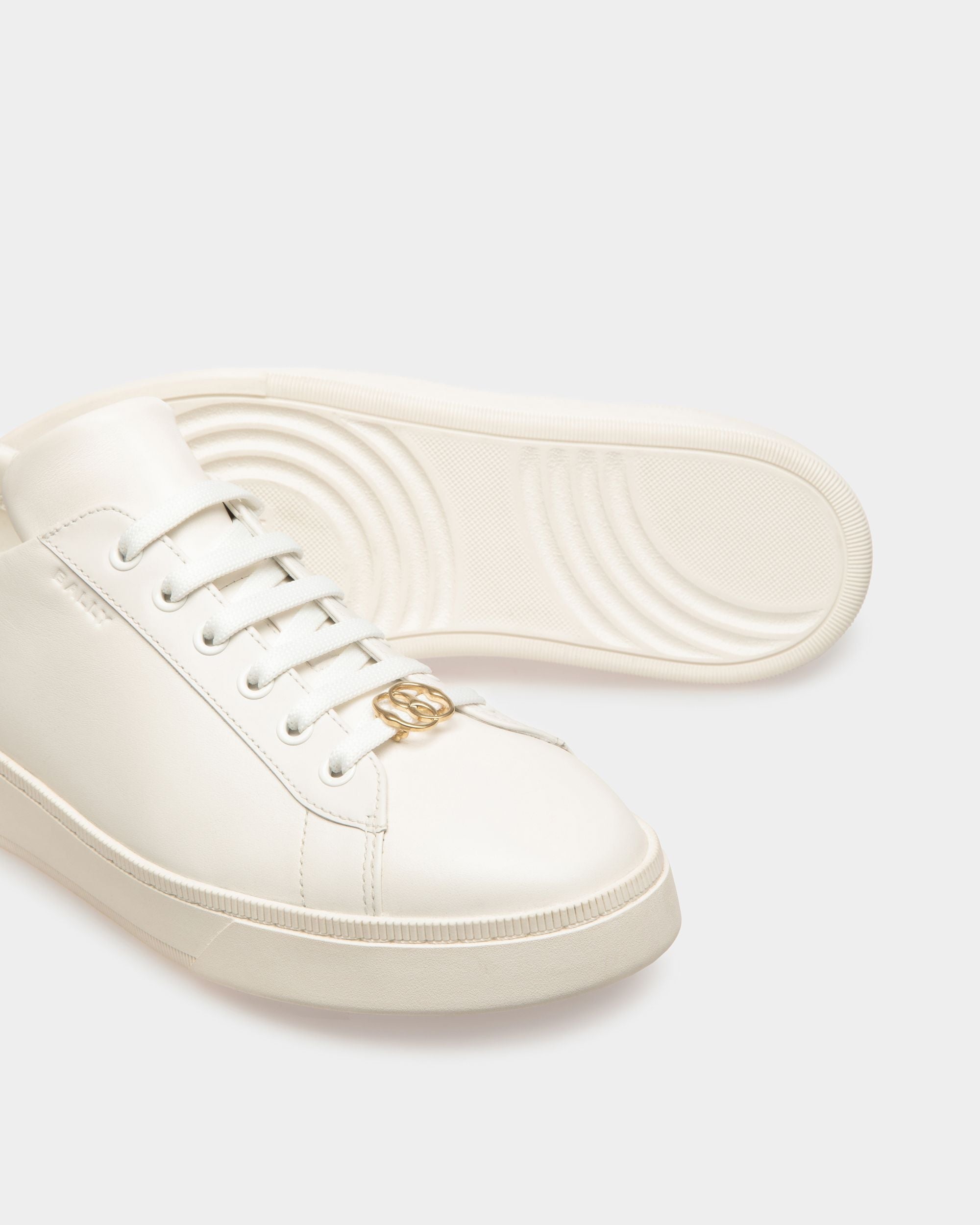 Bally Global - Raise Sneakers In White Leather - White