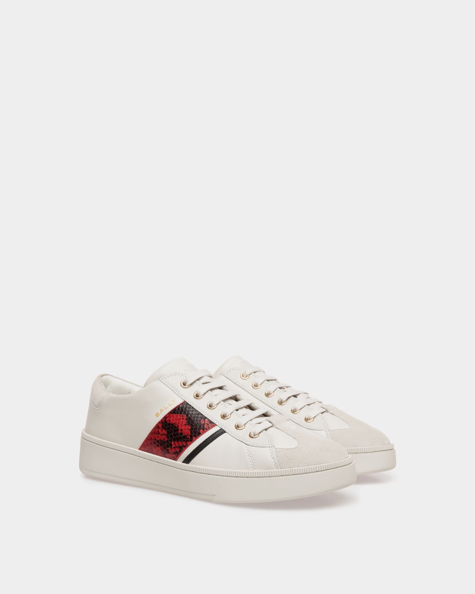 Bally Global - Raise Sneaker In White Leather - White