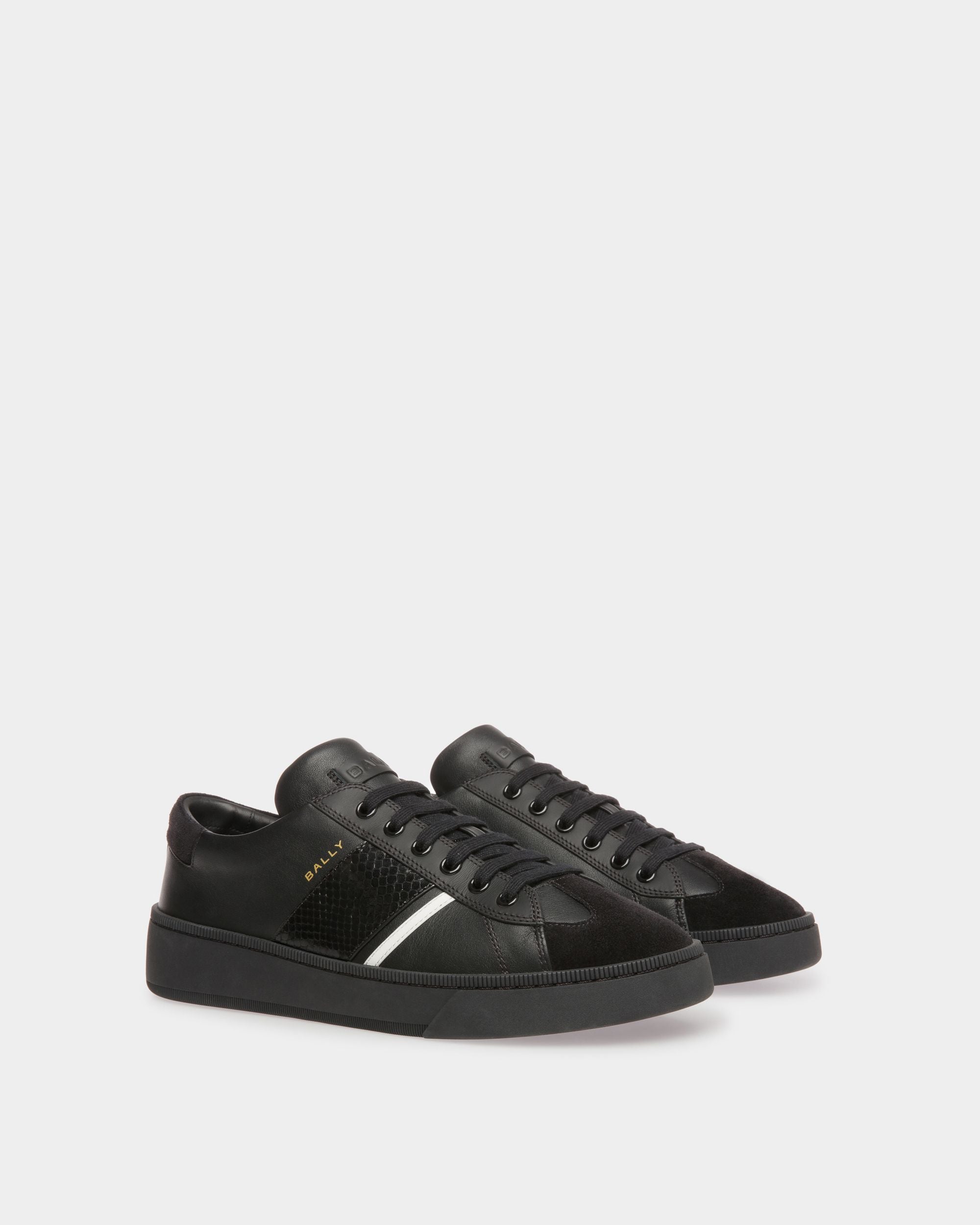 Bally Global - Sneakers Raise En cuir noir - Noir