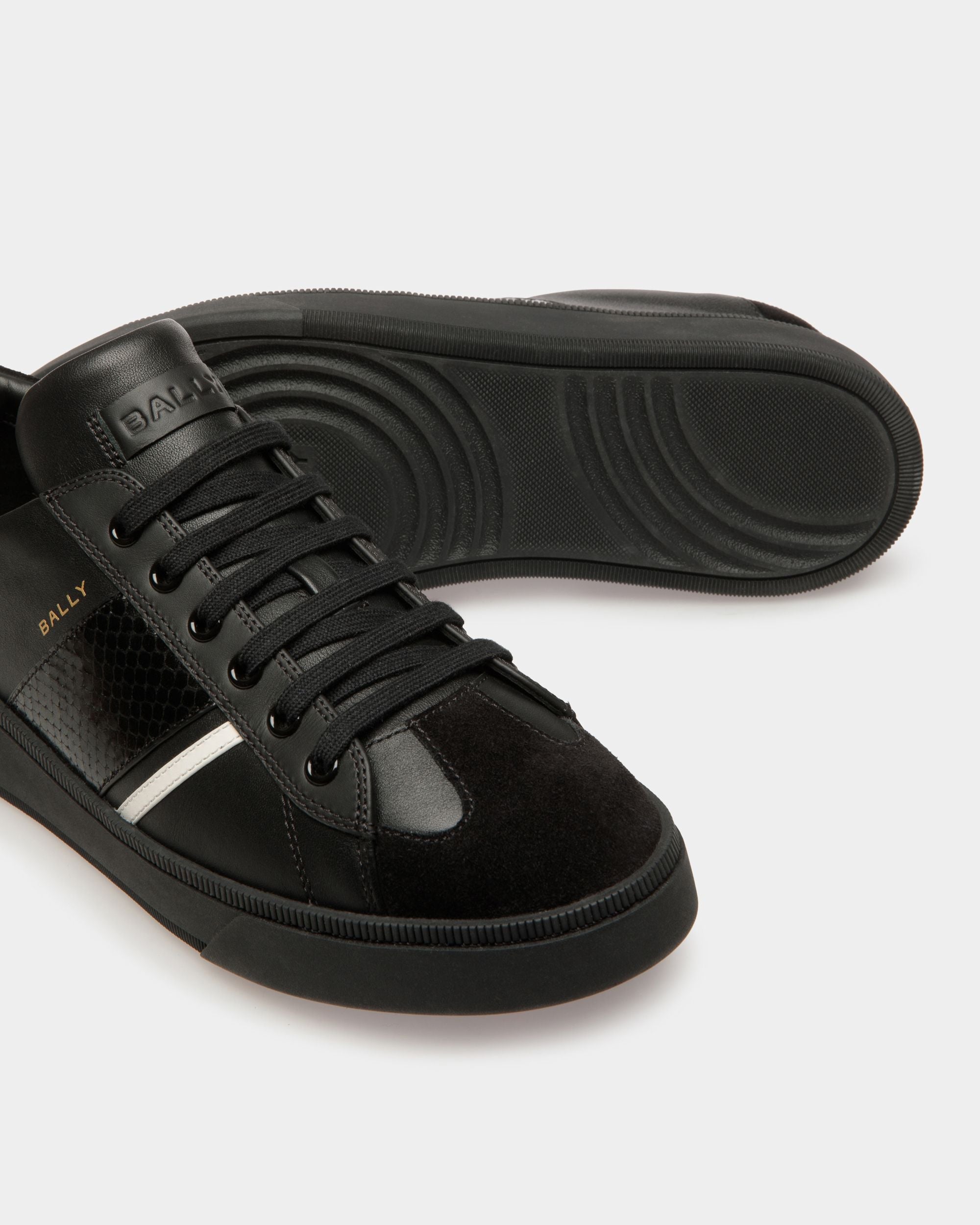 Bally Global - Zapatillas Raise De Piel En Negro - Negro